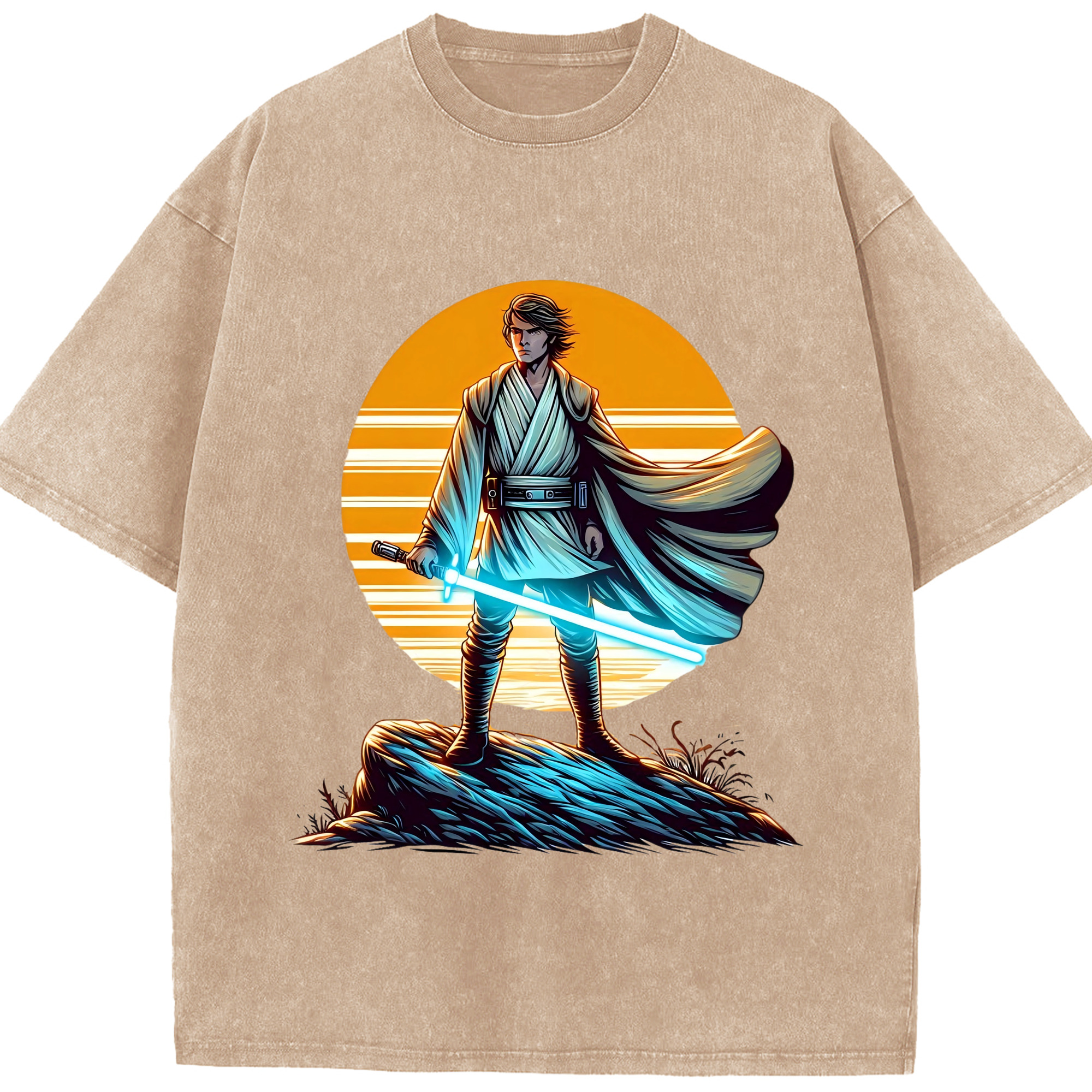 （画像用） スター・ウォーズ Star Wars 綿100% ヴィンテージ風 半袖Tシャツ（フロントプリント）