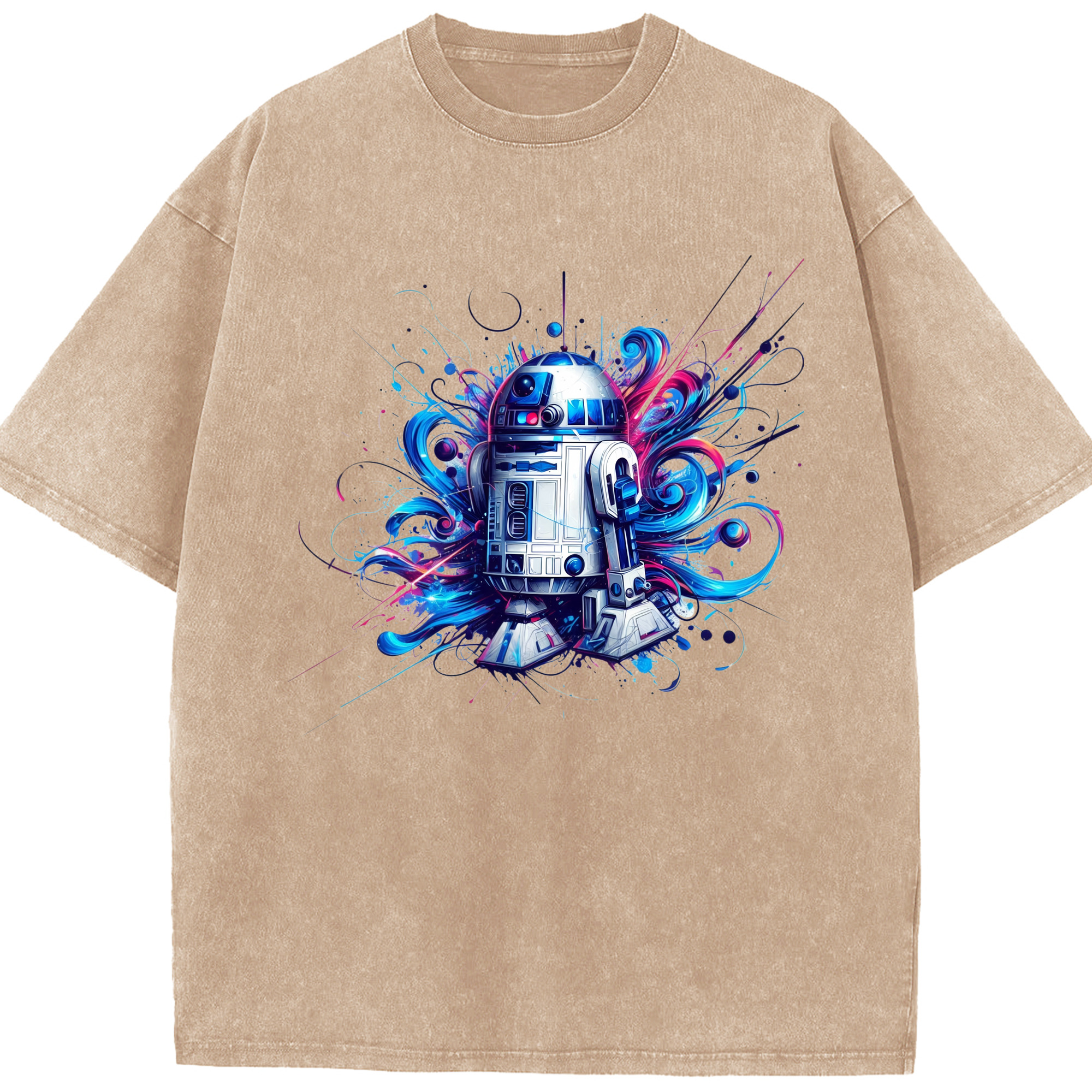 （画像用） スター・ウォーズ Star Wars 綿100% ヴィンテージ風 半袖Tシャツ（フロントプリント）