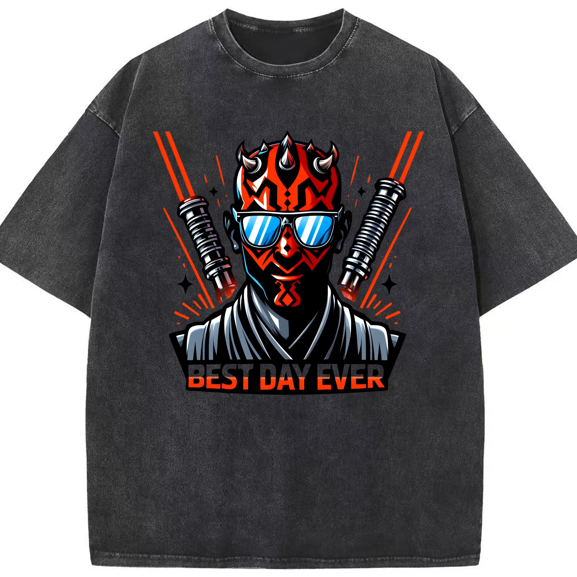 （画像用） スター・ウォーズ Star Wars 綿100% ヴィンテージ風 半袖Tシャツ（フロントプリント）