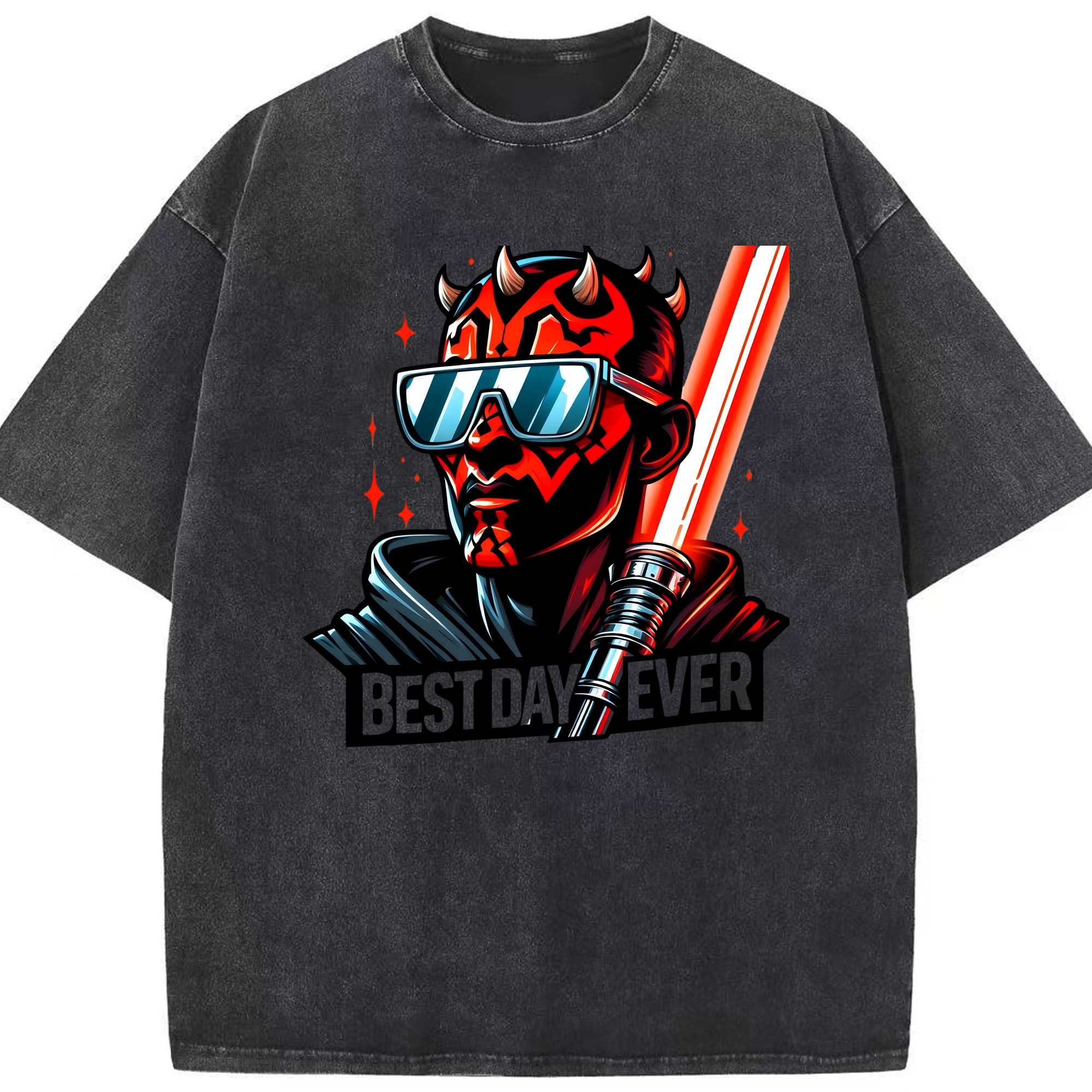 （画像用） スター・ウォーズ Star Wars 綿100% ヴィンテージ風 半袖Tシャツ（フロントプリント）