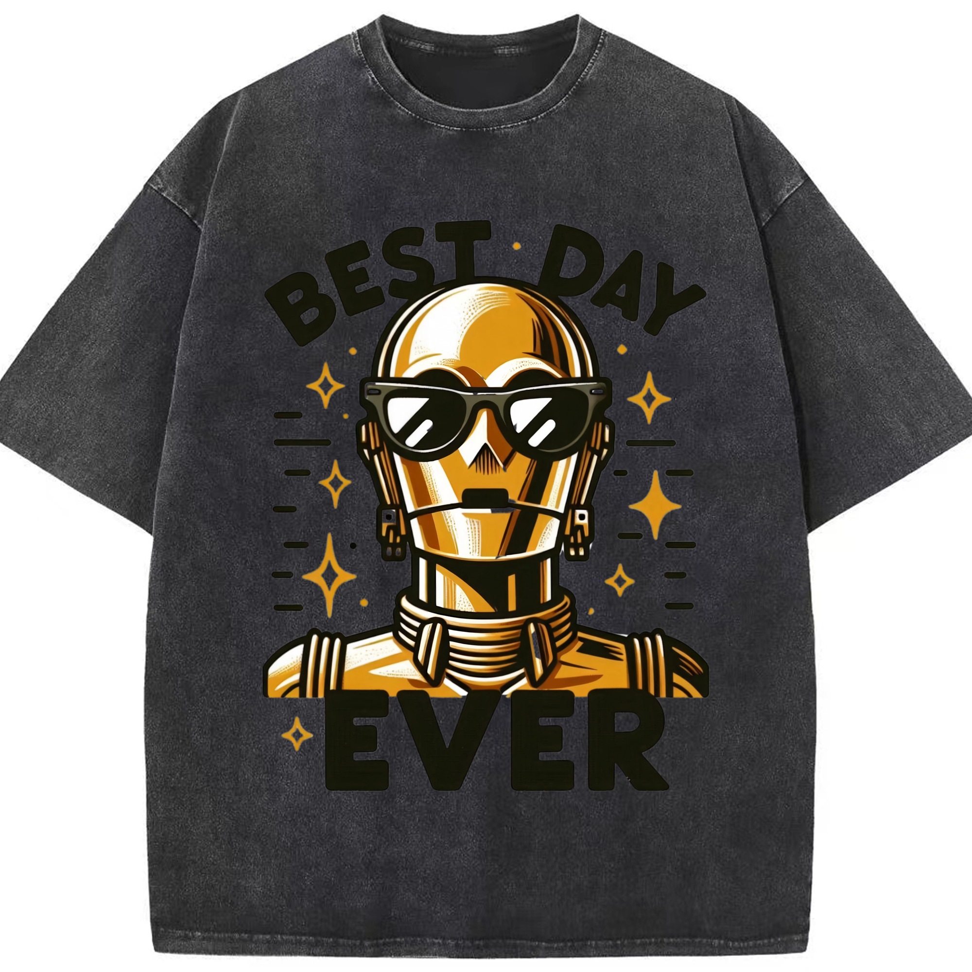 （画像用） スター・ウォーズ Star Wars 綿100% ヴィンテージ風 半袖Tシャツ（フロントプリント）