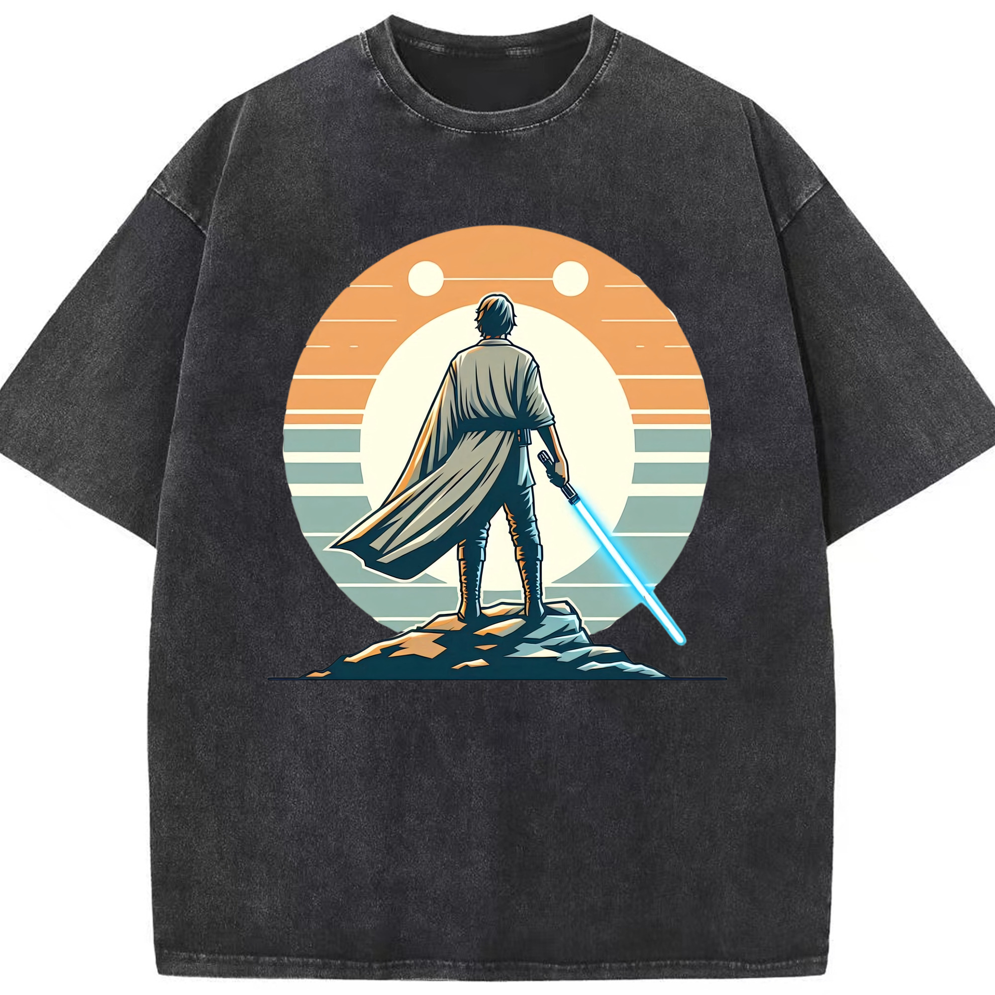 （画像用） スター・ウォーズ Star Wars 綿100% ヴィンテージ風 半袖Tシャツ（フロントプリント）
