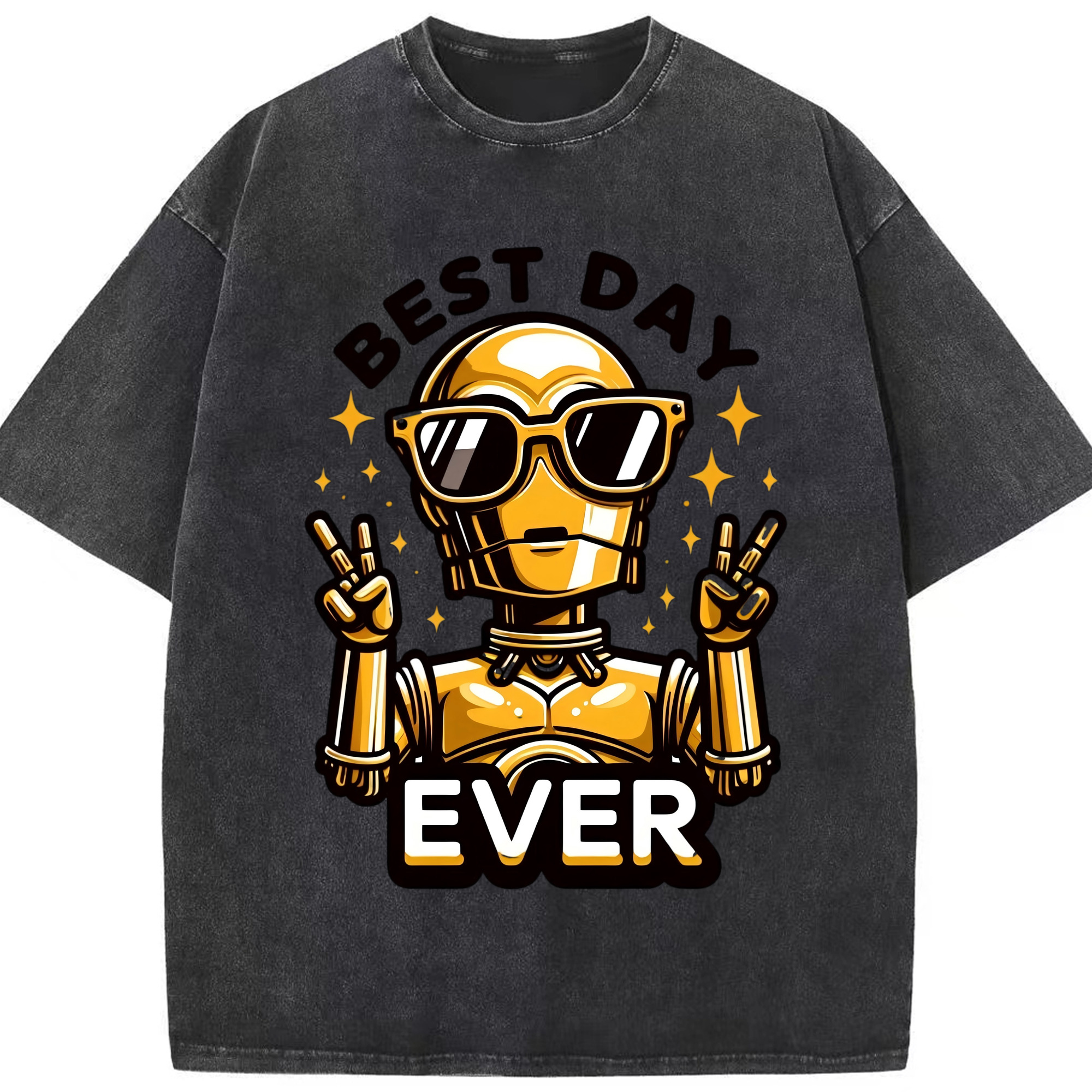 （画像用） スター・ウォーズ Star Wars 綿100% ヴィンテージ風 半袖Tシャツ（フロントプリント）