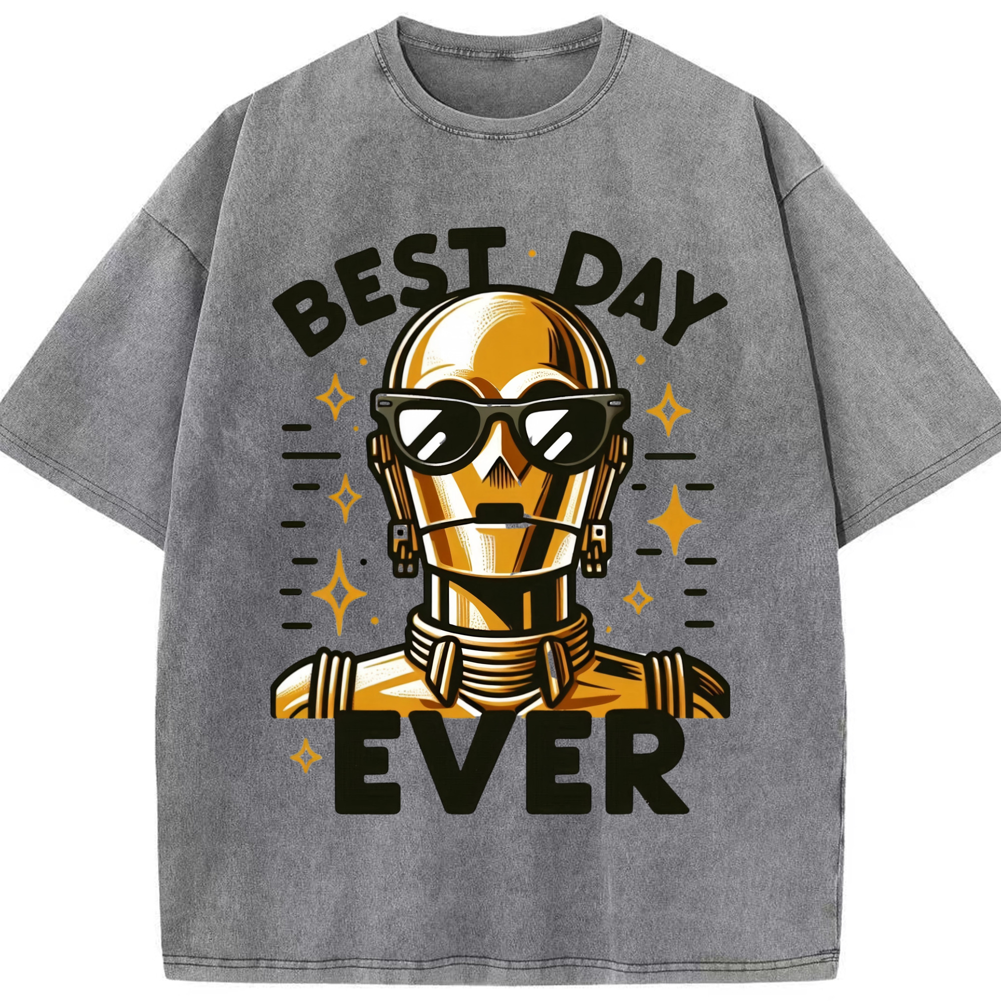 （画像用） スター・ウォーズ Star Wars 綿100% ヴィンテージ風 半袖Tシャツ（フロントプリント）