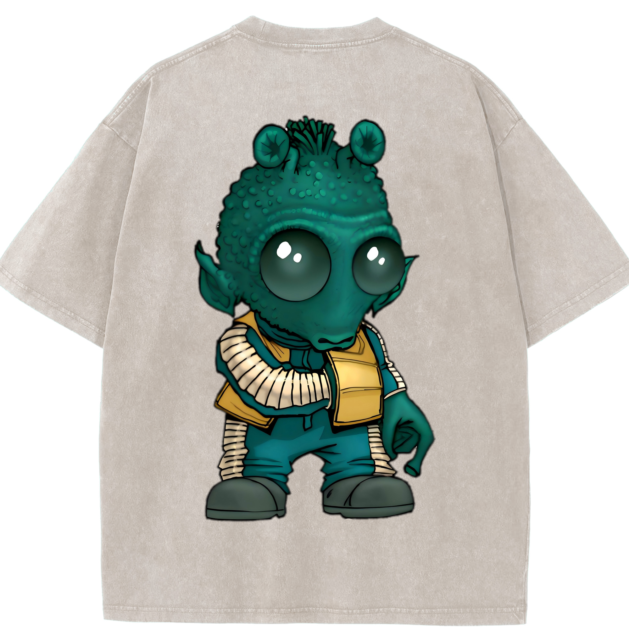 （画像用） スター・ウォーズ Star Wars 綿100% ヴィンテージ風 半袖Tシャツ（背面プリント）