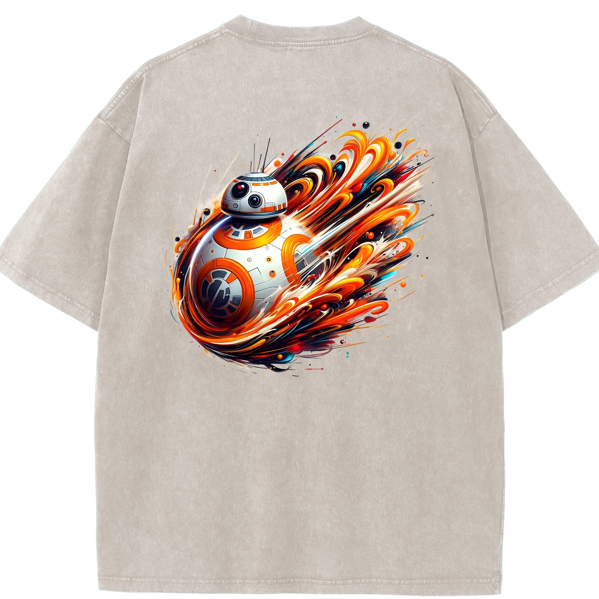 （画像用） スター・ウォーズ Star Wars 綿100% ヴィンテージ風 半袖Tシャツ（背面プリント）
