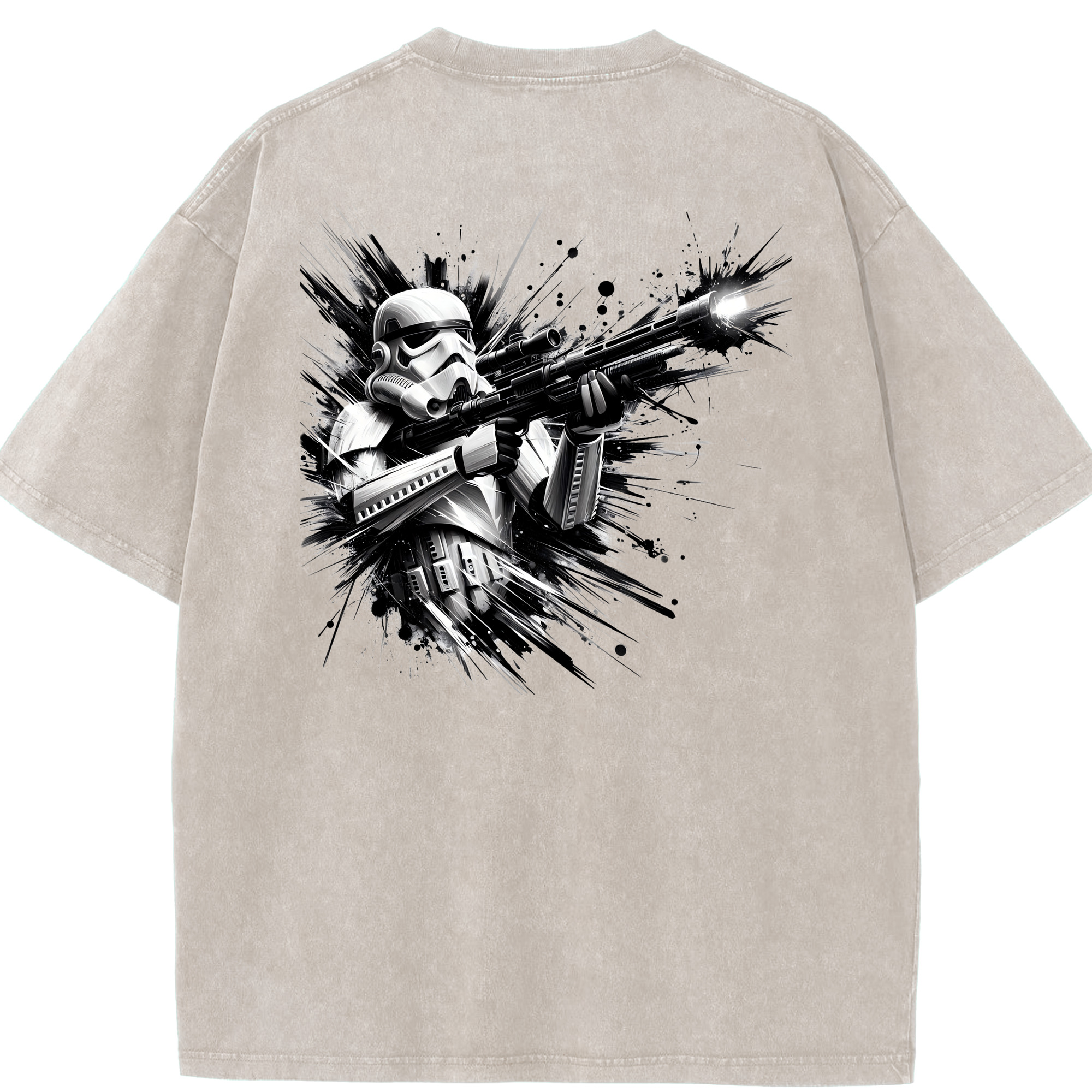 （画像用） スター・ウォーズ Star Wars 綿100% ヴィンテージ風 半袖Tシャツ（背面プリント）