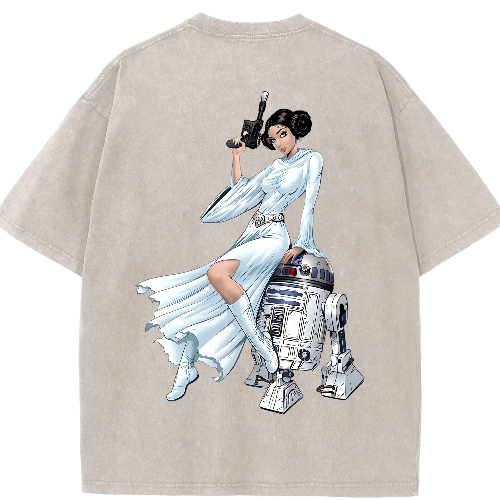 （画像用） スター・ウォーズ Star Wars 綿100% ヴィンテージ風 半袖Tシャツ（背面プリント）