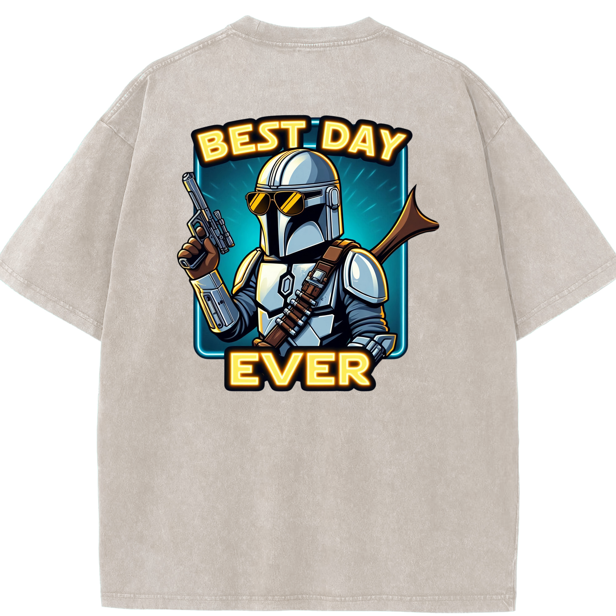 （画像用） スター・ウォーズ Star Wars 綿100% ヴィンテージ風 半袖Tシャツ（背面プリント）