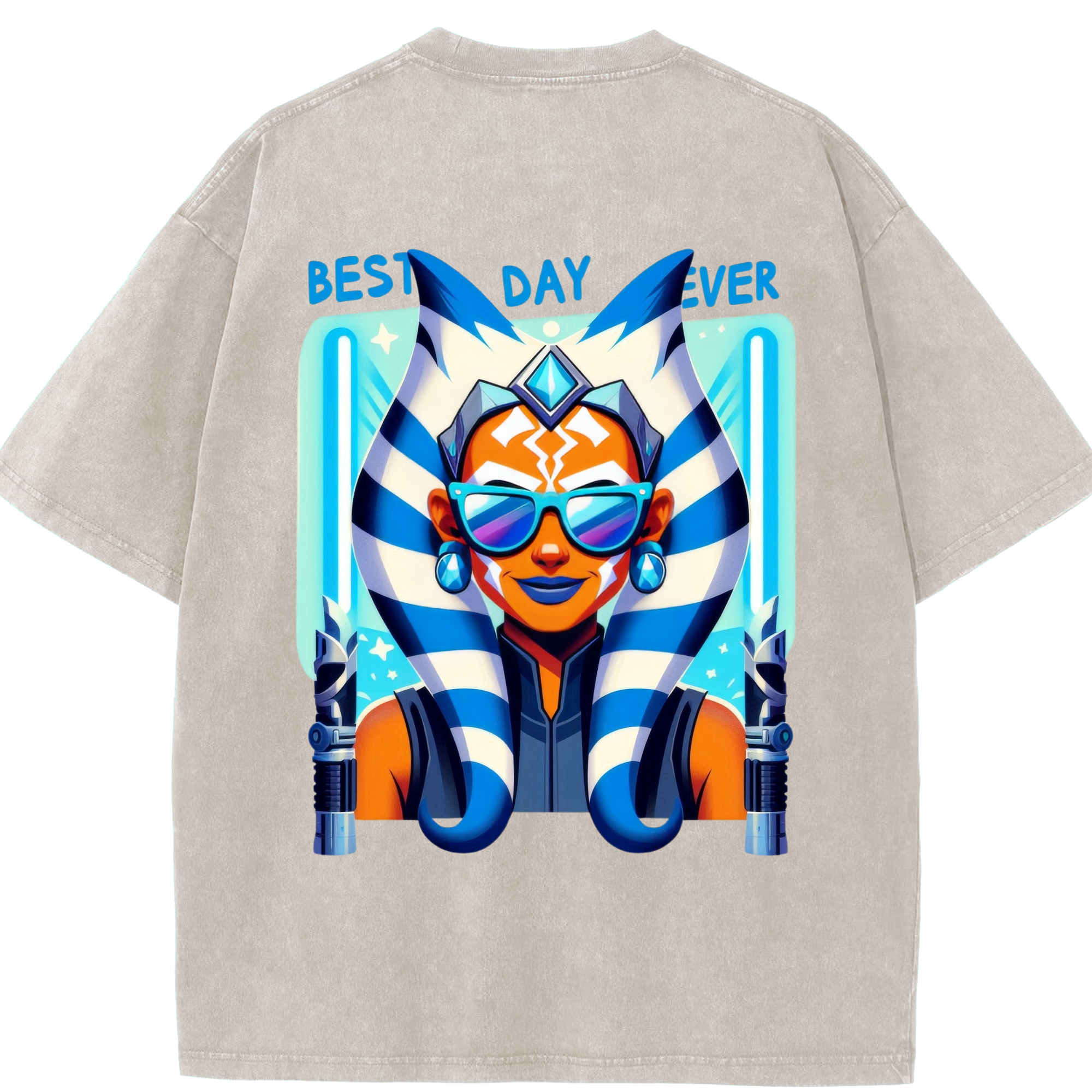 （画像用） スター・ウォーズ Star Wars 綿100% ヴィンテージ風 半袖Tシャツ（背面プリント）