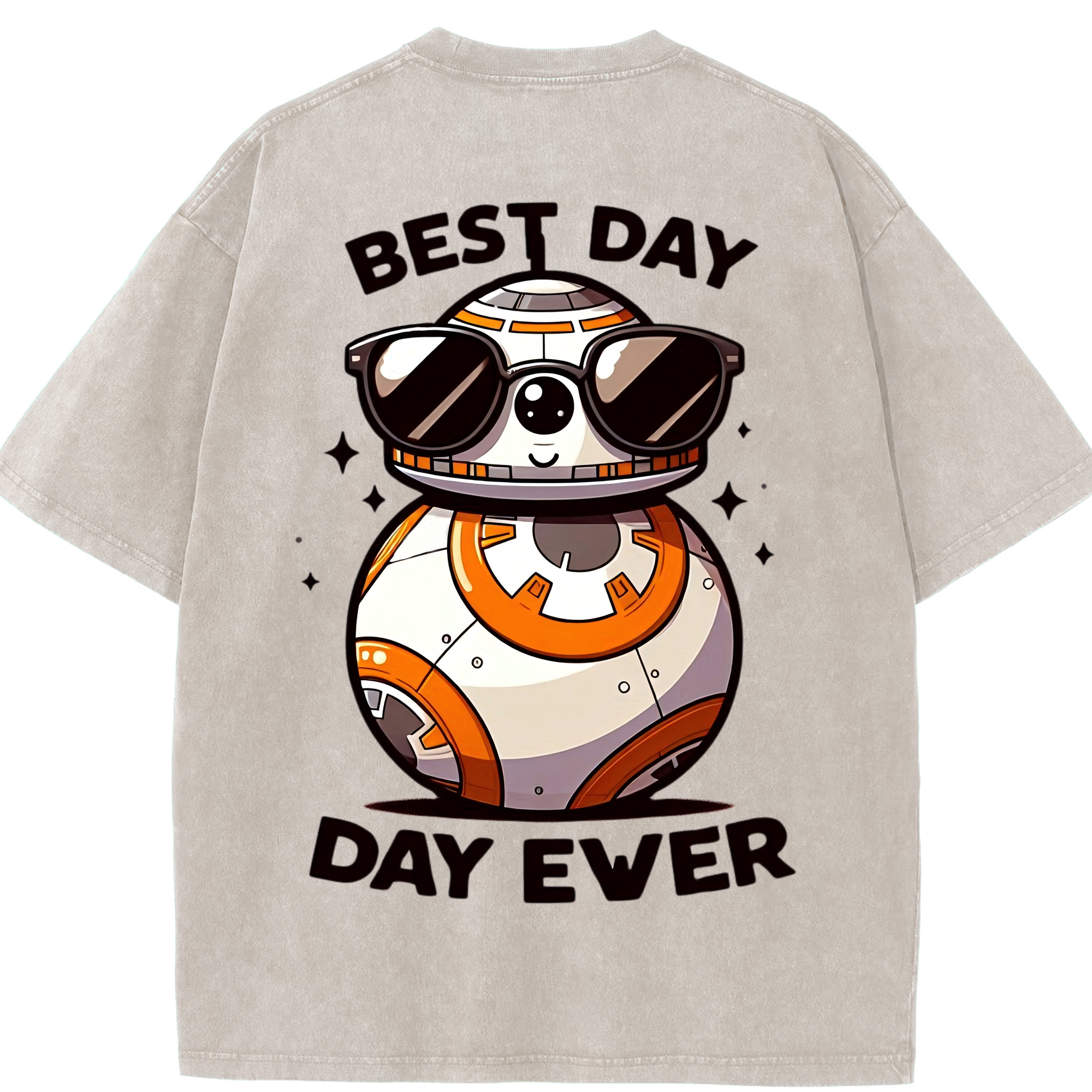 （画像用） スター・ウォーズ Star Wars 綿100% ヴィンテージ風 半袖Tシャツ（背面プリント）