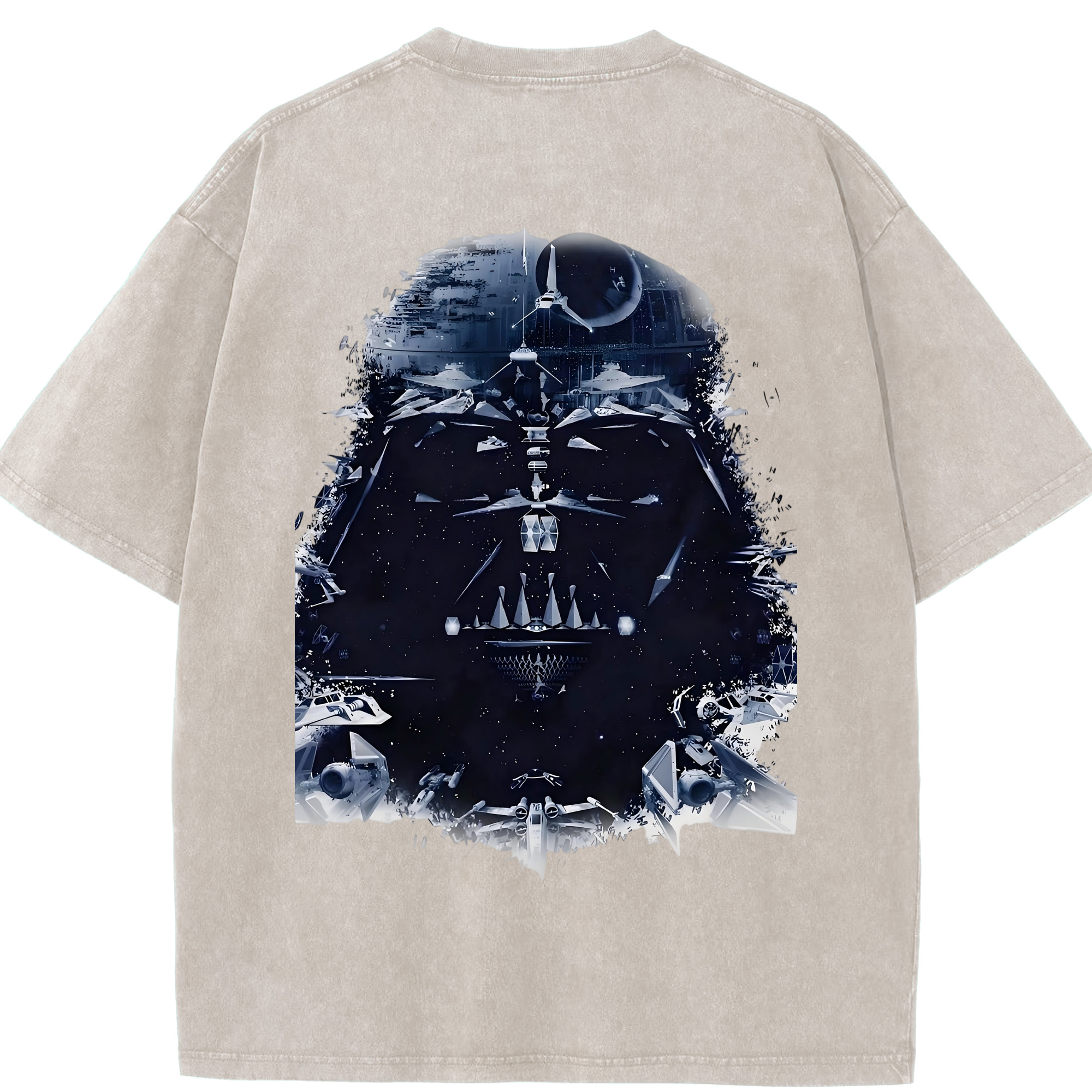 （画像用） スター・ウォーズ Star Wars 綿100% ヴィンテージ風 半袖Tシャツ（背面プリント）