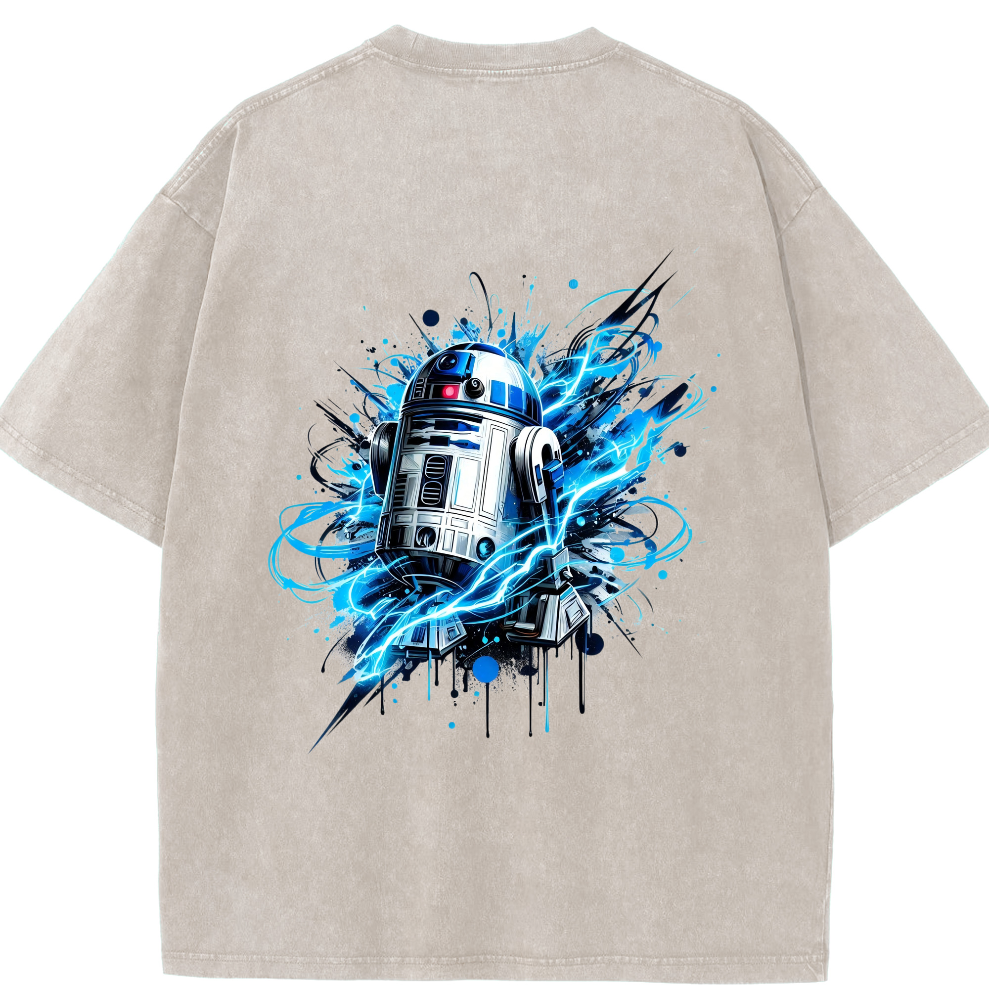（画像用） スター・ウォーズ Star Wars 綿100% ヴィンテージ風 半袖Tシャツ（背面プリント）
