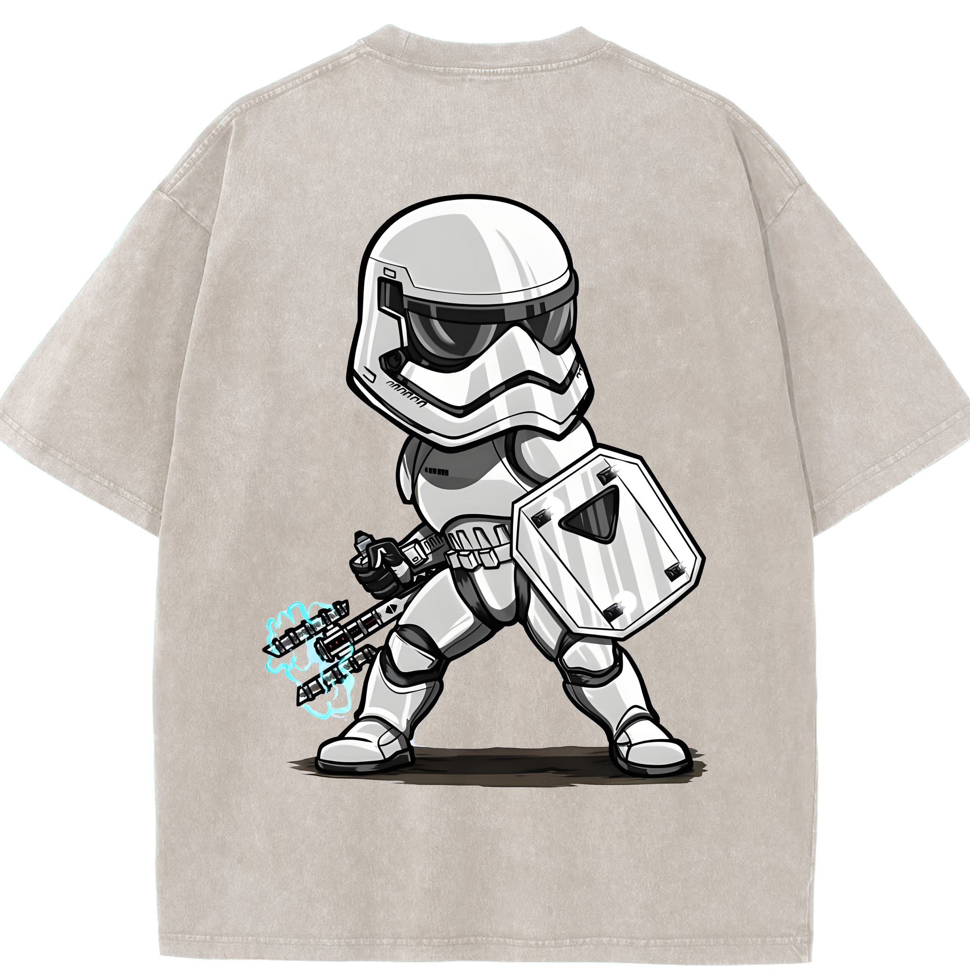 （画像用） スター・ウォーズ Star Wars 綿100% ヴィンテージ風 半袖Tシャツ（背面プリント）