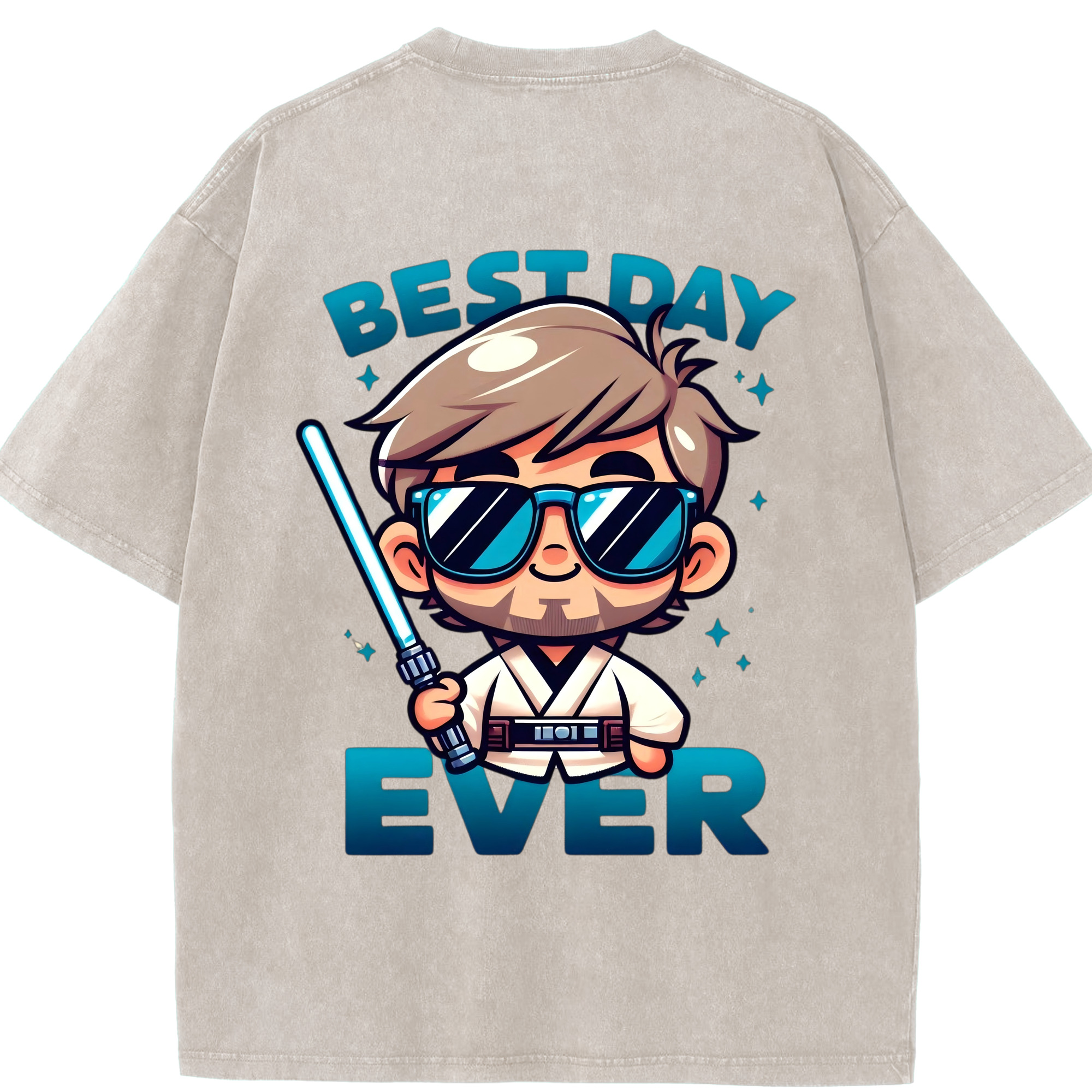 （画像用） スター・ウォーズ Star Wars 綿100% ヴィンテージ風 半袖Tシャツ（背面プリント）