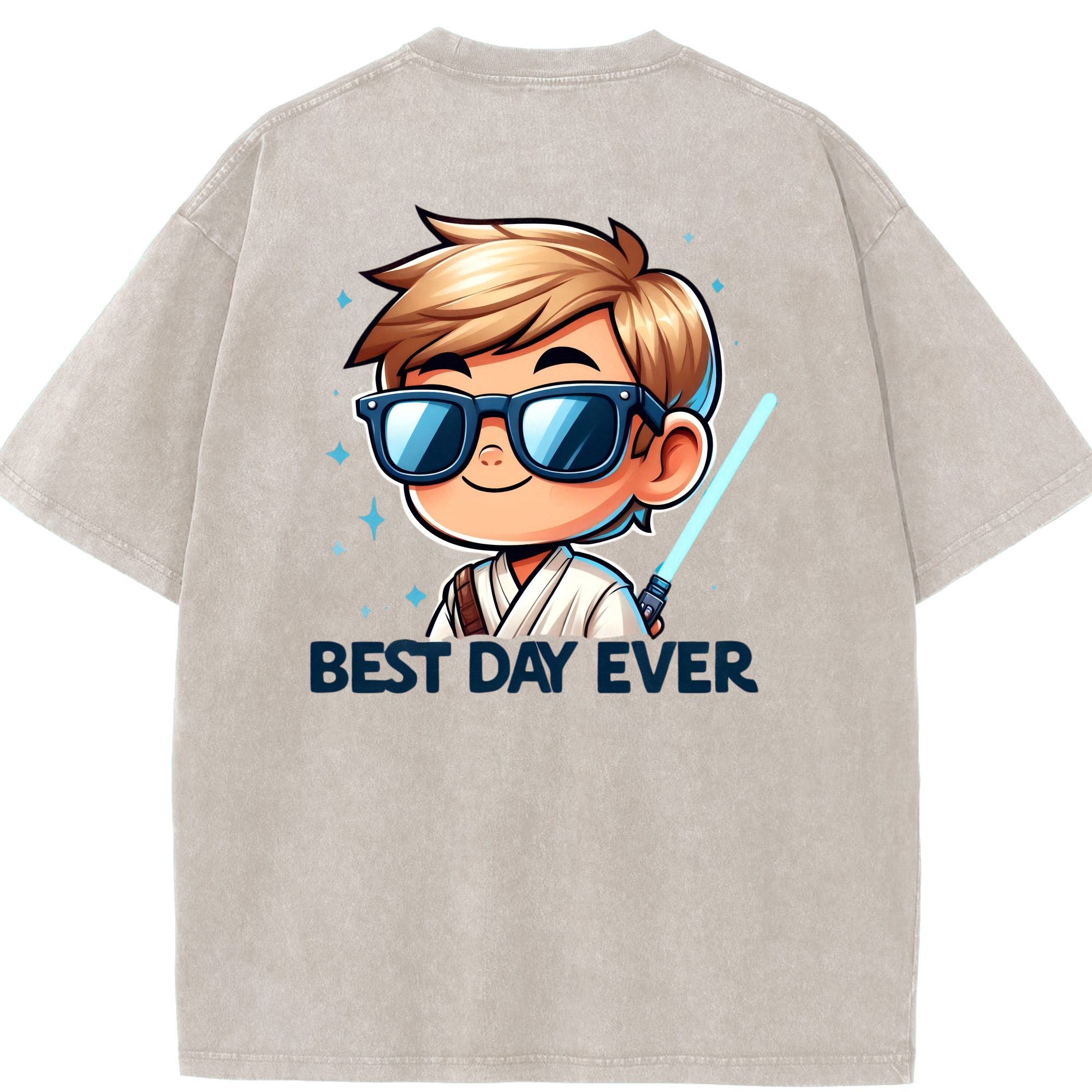 （画像用） スター・ウォーズ Star Wars 綿100% ヴィンテージ風 半袖Tシャツ（背面プリント）