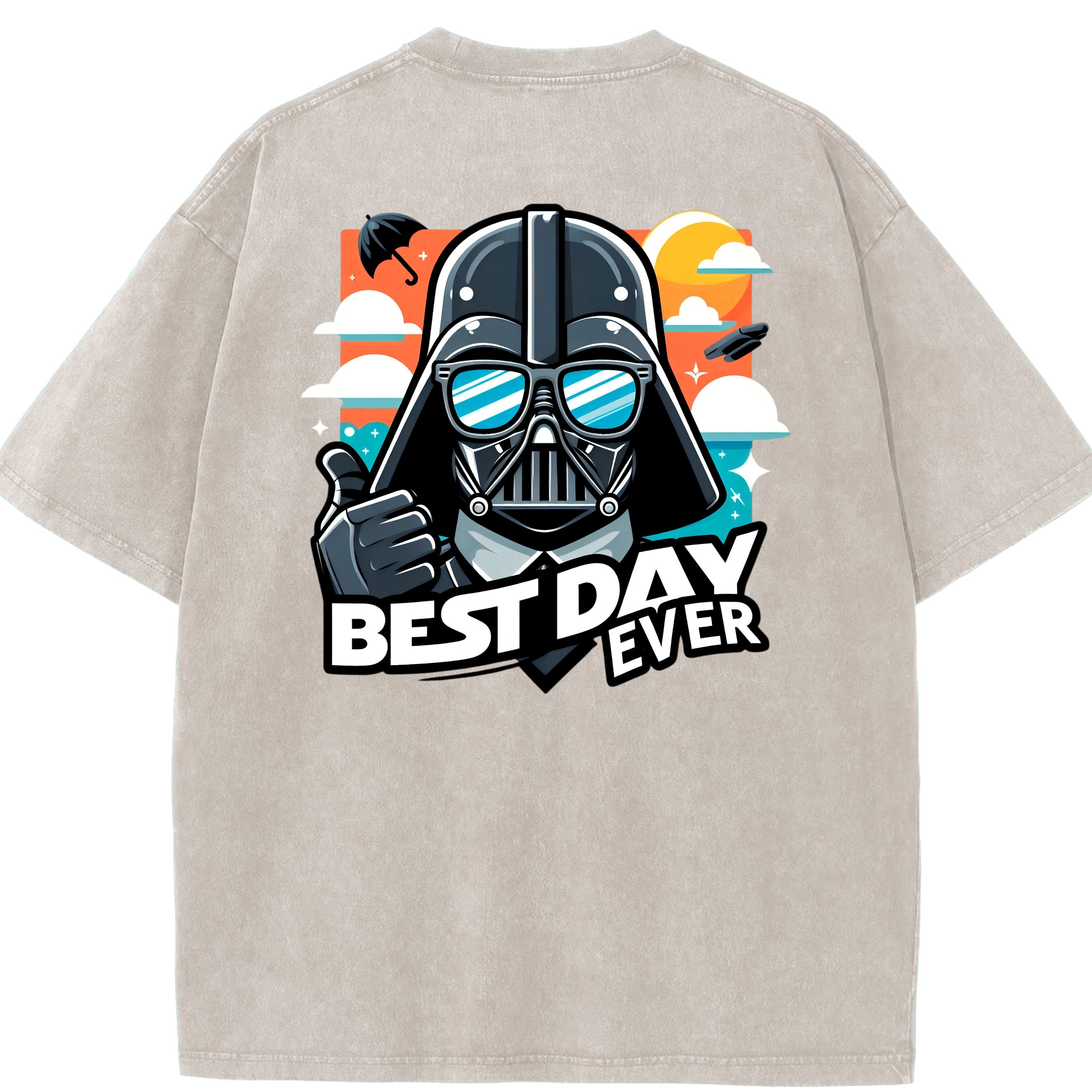 （画像用） スター・ウォーズ Star Wars 綿100% ヴィンテージ風 半袖Tシャツ（背面プリント）