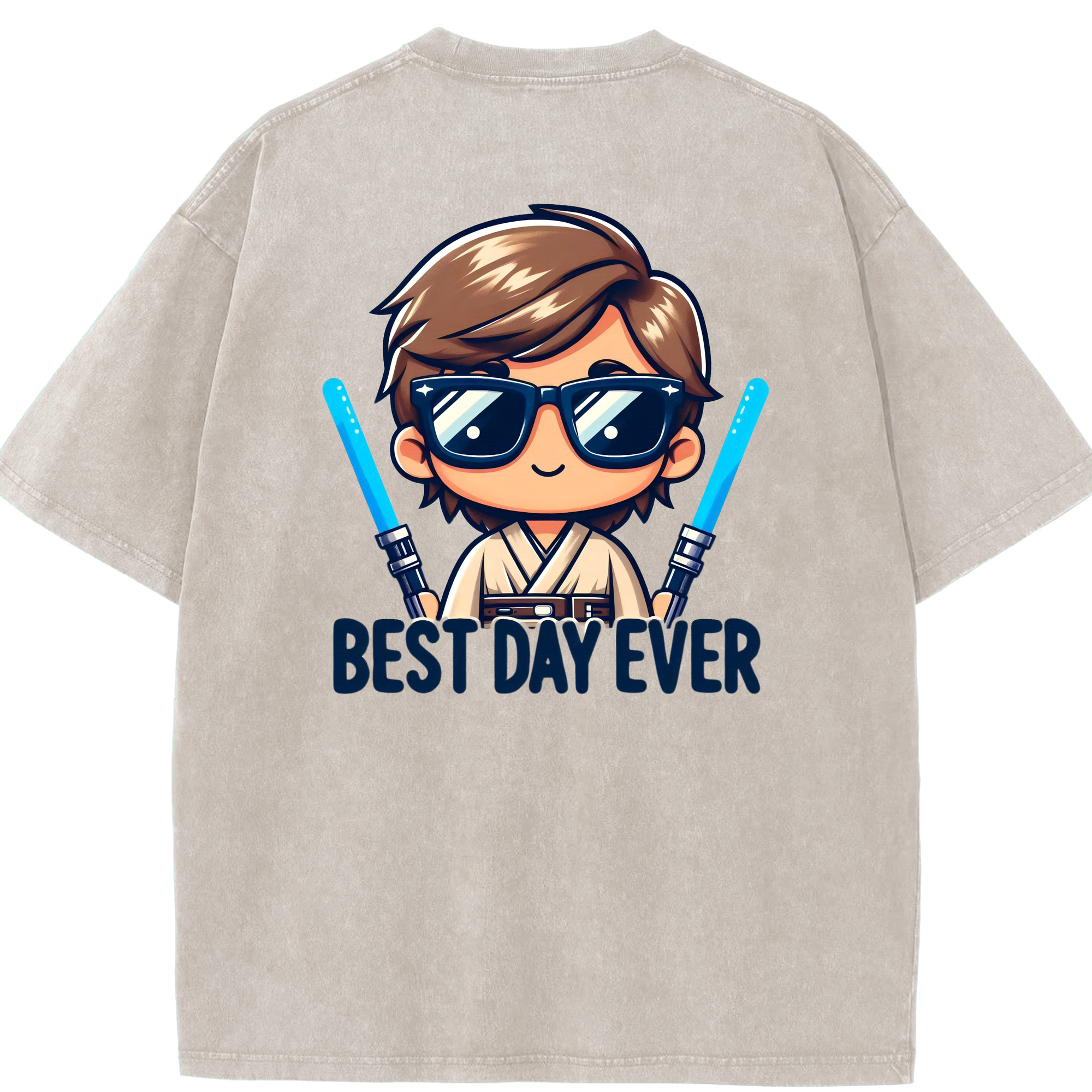 （画像用） スター・ウォーズ Star Wars 綿100% ヴィンテージ風 半袖Tシャツ（背面プリント）