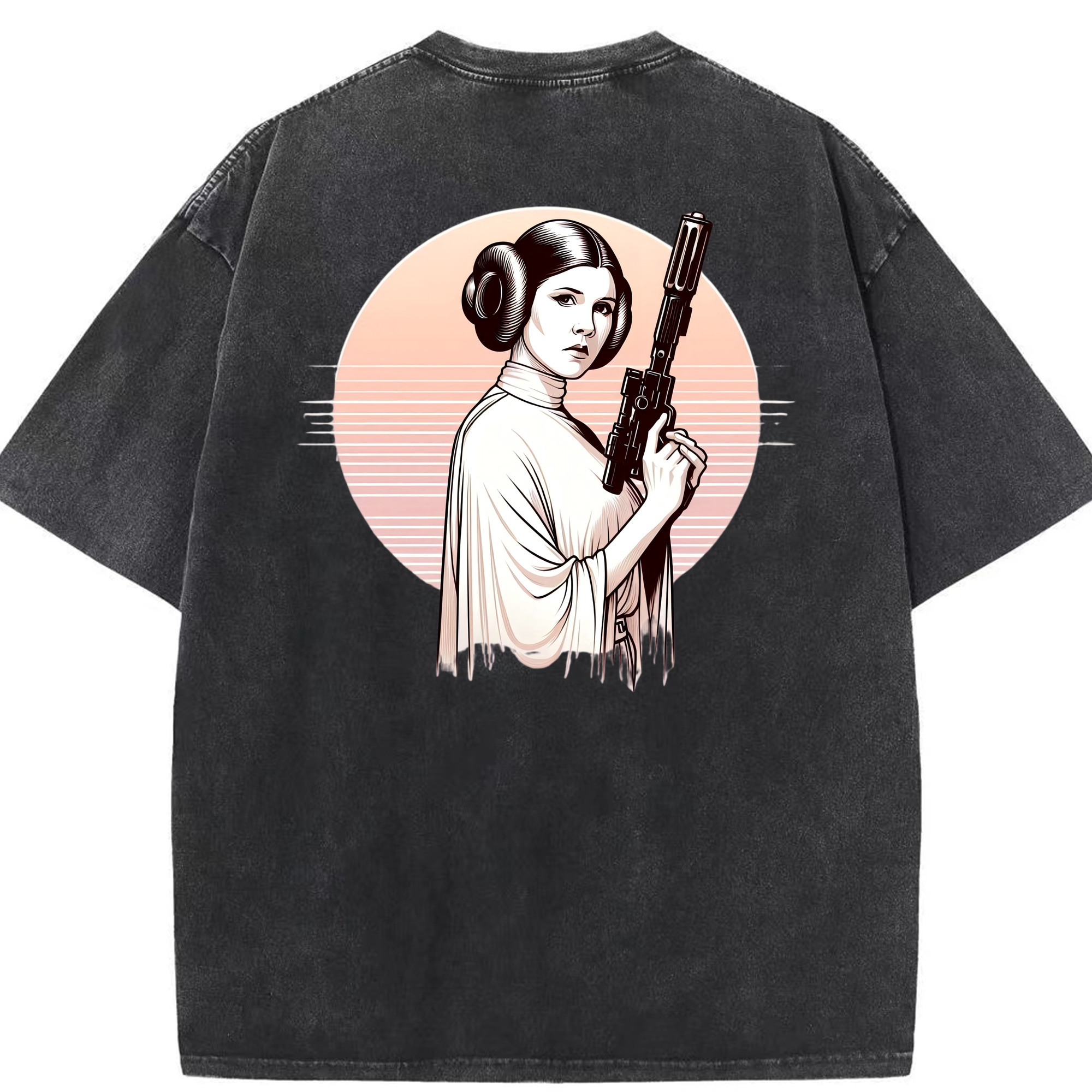 （画像用） スター・ウォーズ Star Wars 綿100% ヴィンテージ風 半袖Tシャツ（背面プリント）