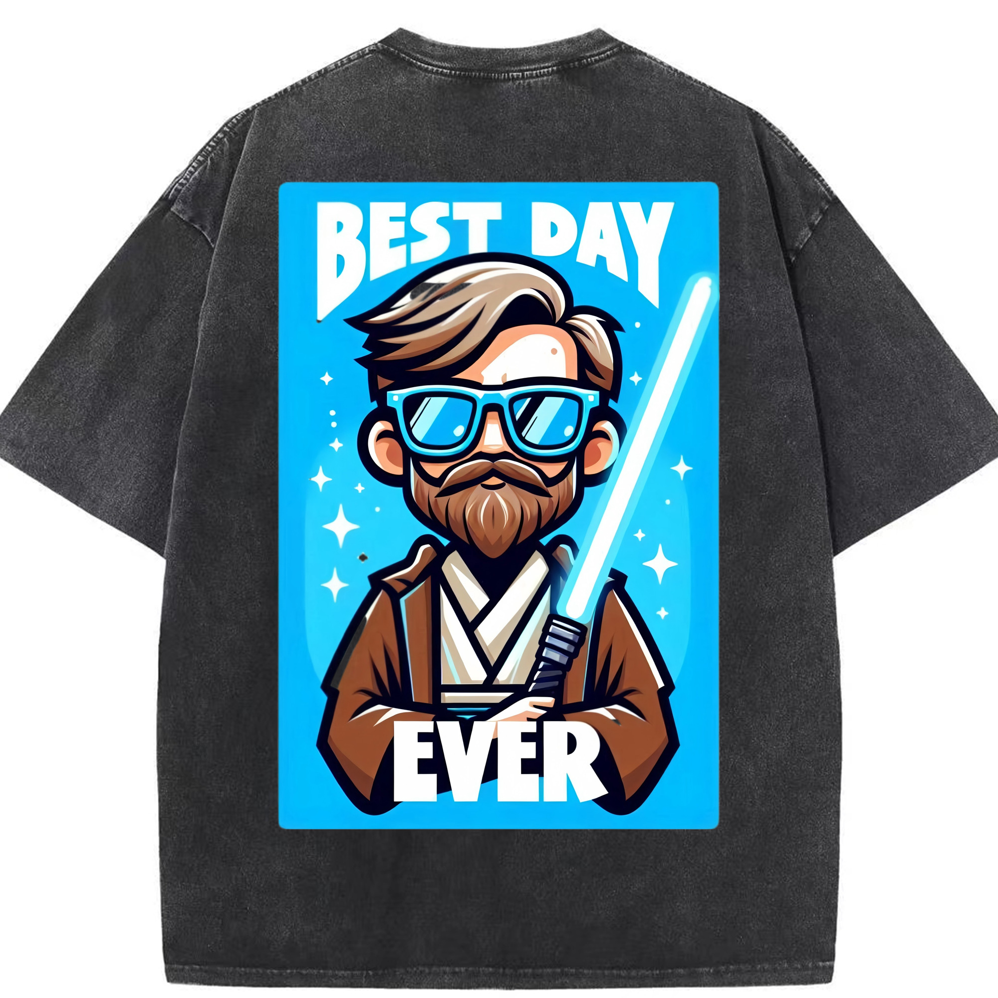 （画像用） スター・ウォーズ Star Wars 綿100% ヴィンテージ風 半袖Tシャツ（背面プリント）