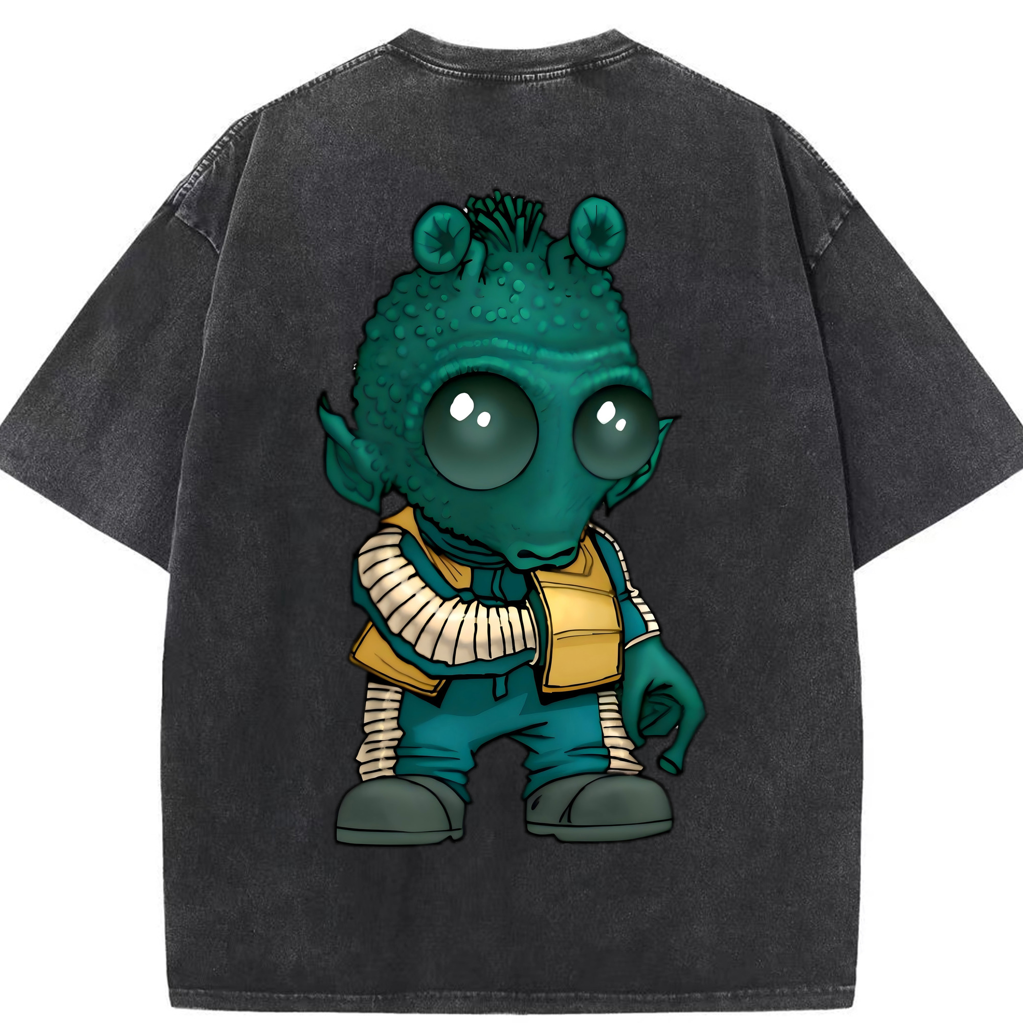 （画像用） スター・ウォーズ Star Wars 綿100% ヴィンテージ風 半袖Tシャツ（背面プリント）