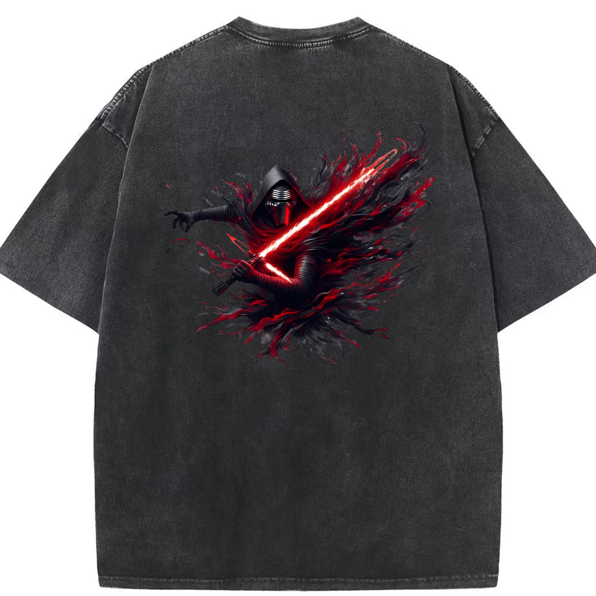（画像用） スター・ウォーズ Star Wars 綿100% ヴィンテージ風 半袖Tシャツ（背面プリント）