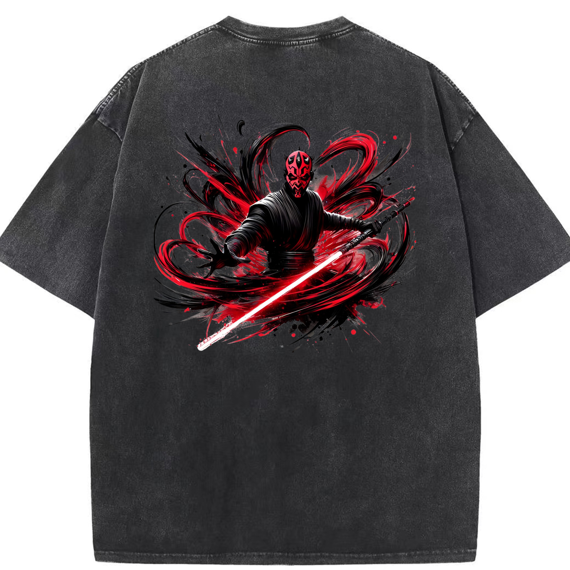 （画像用） スター・ウォーズ Star Wars 綿100% ヴィンテージ風 半袖Tシャツ（背面プリント）