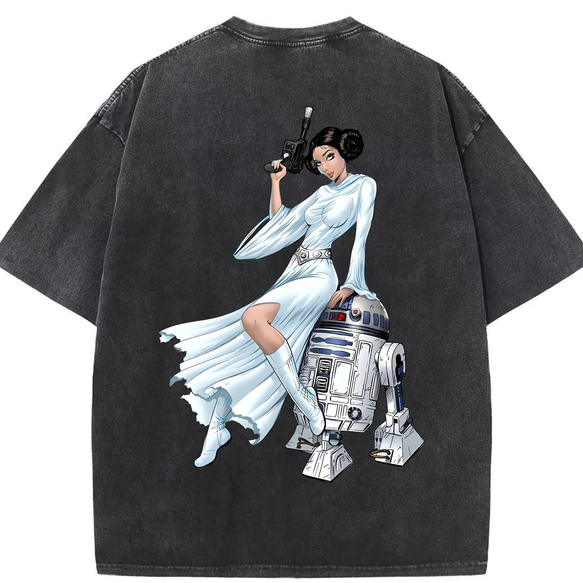 （画像用） スター・ウォーズ Star Wars 綿100% ヴィンテージ風 半袖Tシャツ（背面プリント）