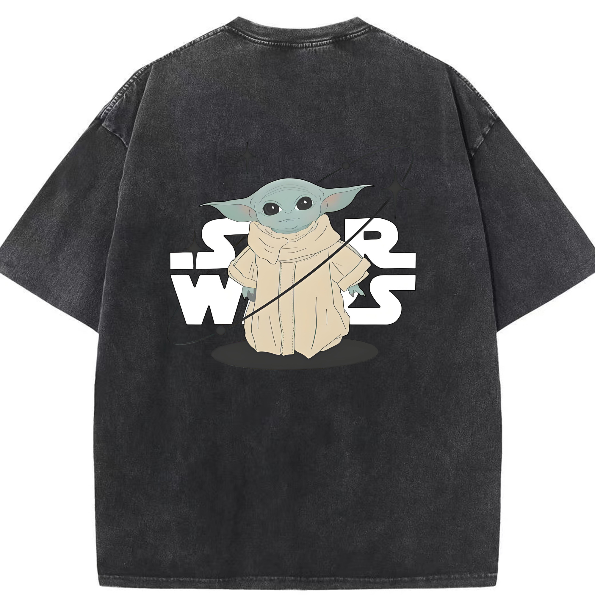 （画像用） スター・ウォーズ Star Wars 綿100% ヴィンテージ風 半袖Tシャツ（背面プリント）