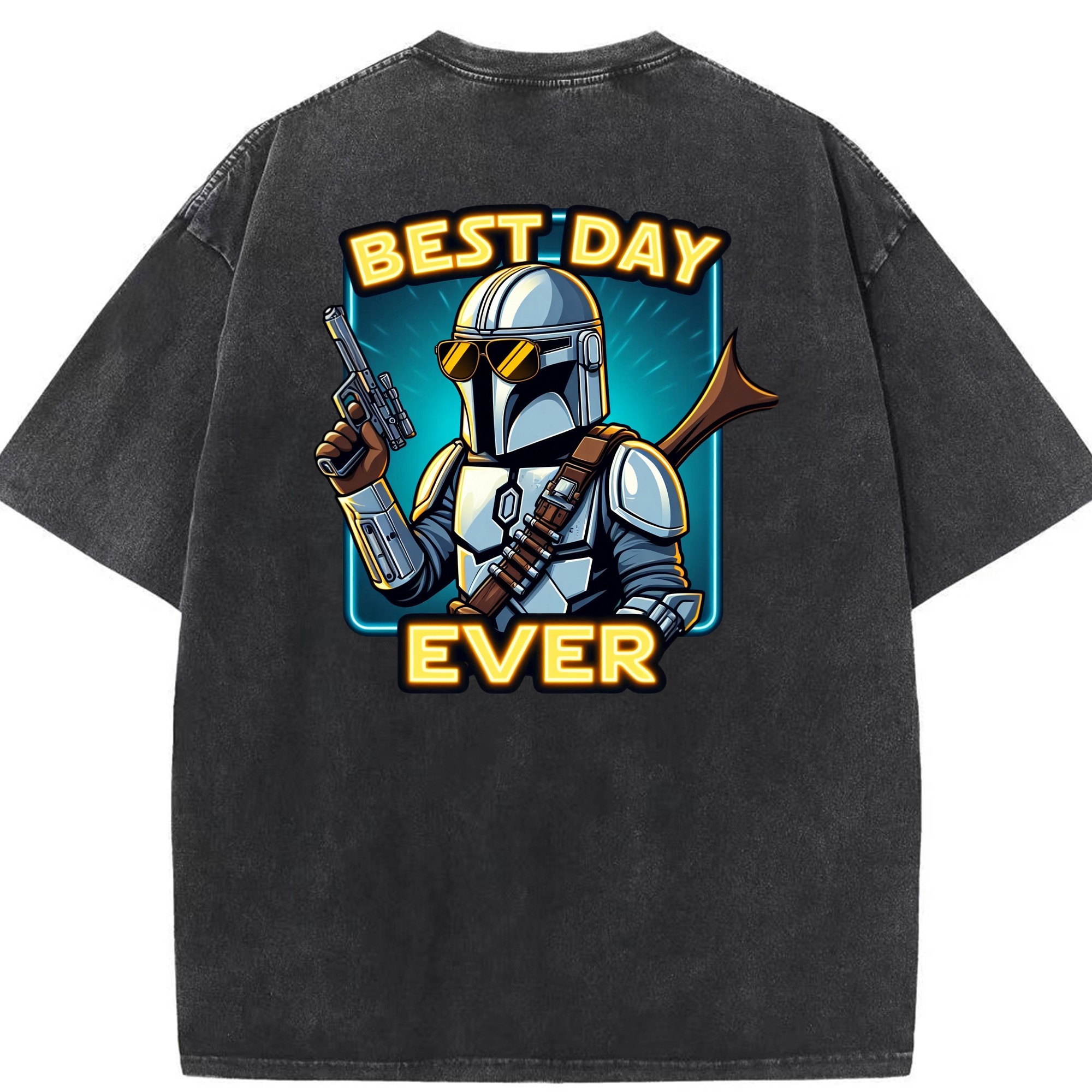 （画像用） スター・ウォーズ Star Wars 綿100% ヴィンテージ風 半袖Tシャツ（背面プリント）