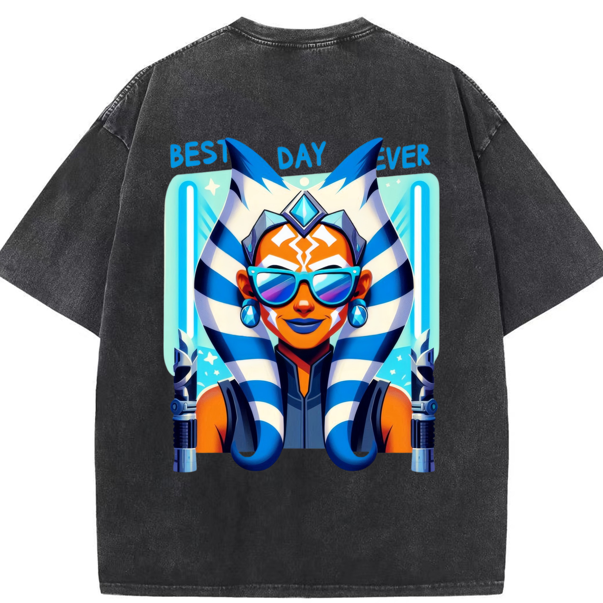 （画像用） スター・ウォーズ Star Wars 綿100% ヴィンテージ風 半袖Tシャツ（背面プリント）