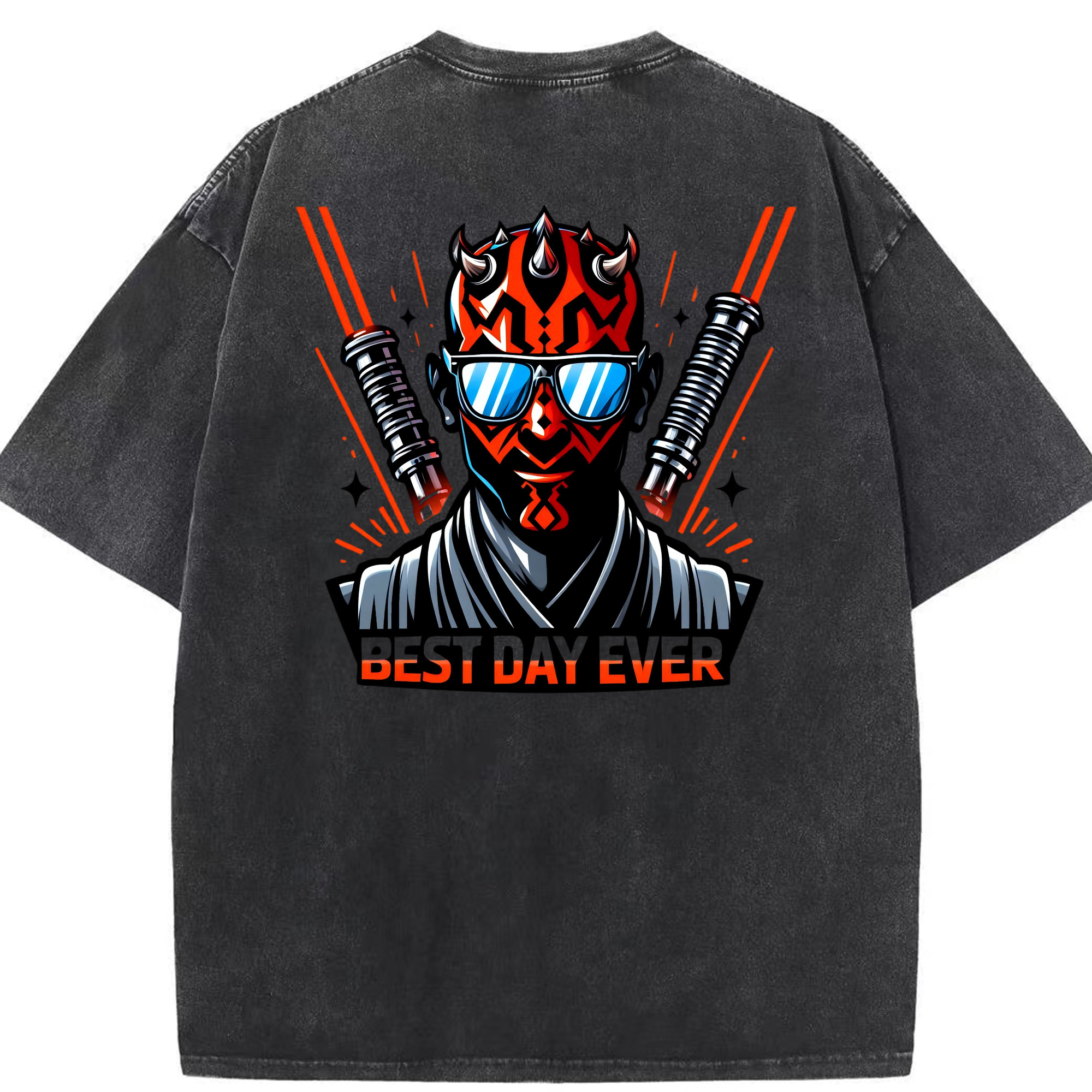 （画像用） スター・ウォーズ Star Wars 綿100% ヴィンテージ風 半袖Tシャツ（背面プリント）