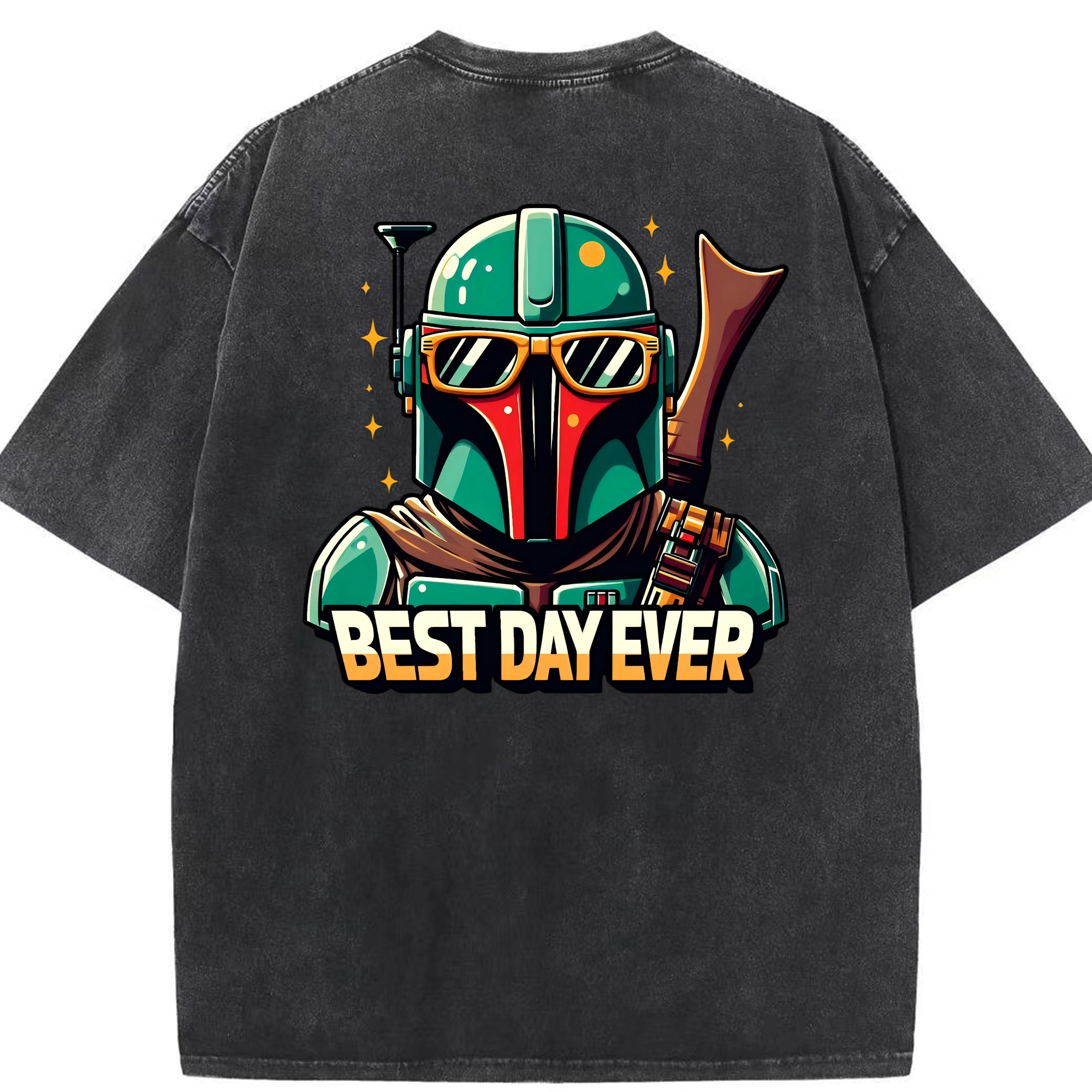 （画像用） スター・ウォーズ Star Wars 綿100% ヴィンテージ風 半袖Tシャツ（背面プリント）