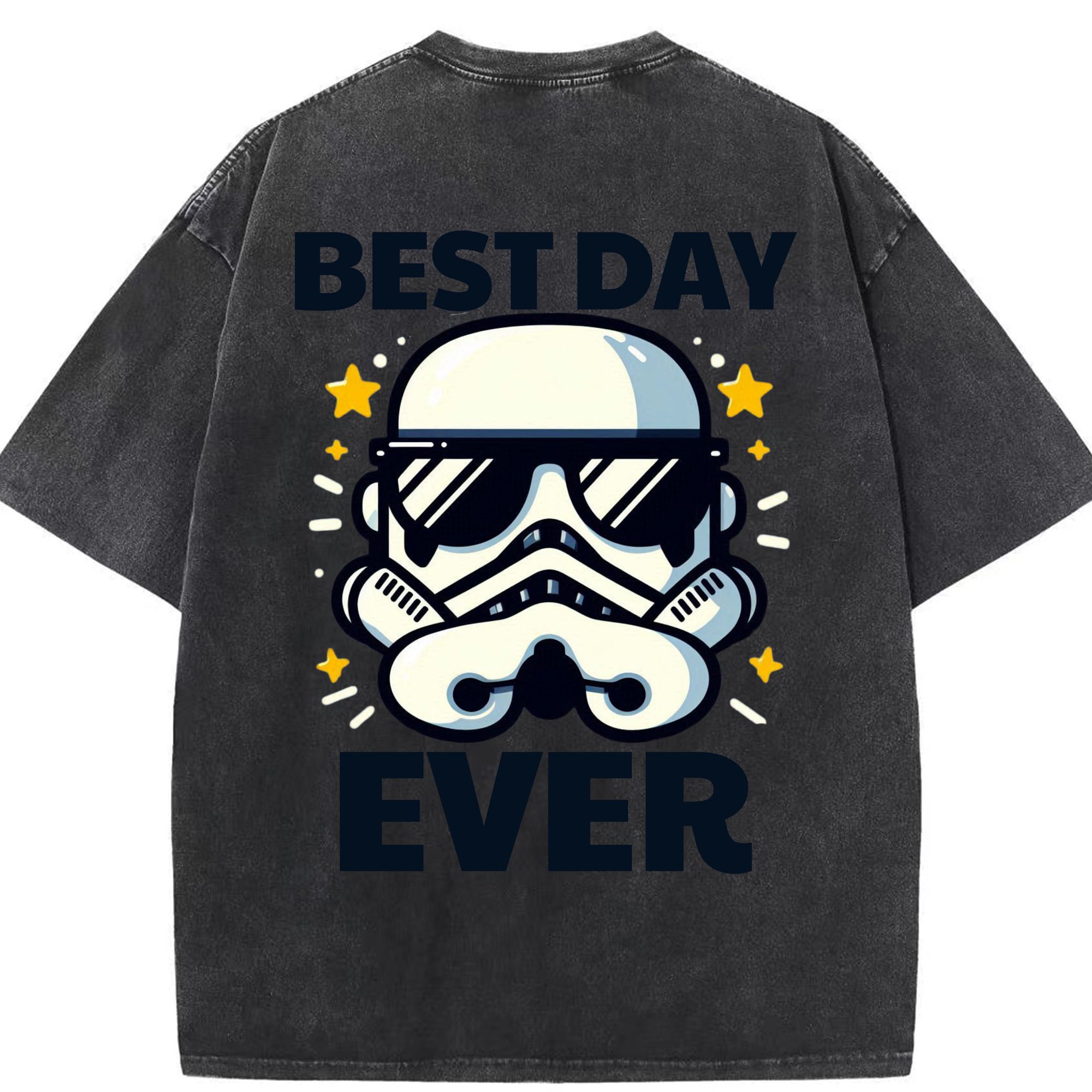 （画像用） スター・ウォーズ Star Wars 綿100% ヴィンテージ風 半袖Tシャツ（背面プリント）