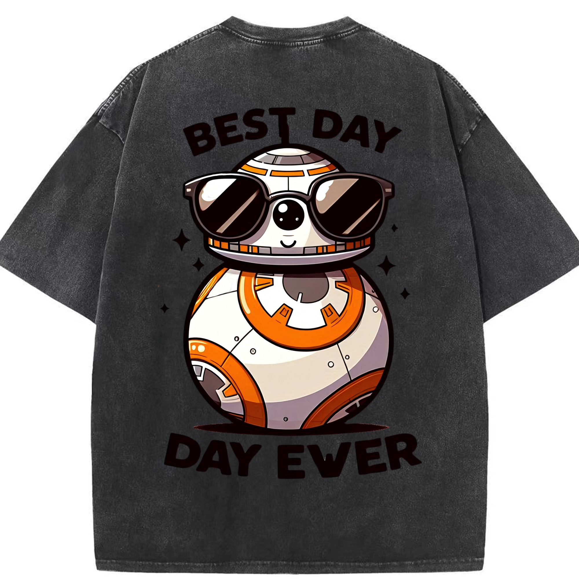 （画像用） スター・ウォーズ Star Wars 綿100% ヴィンテージ風 半袖Tシャツ（背面プリント）