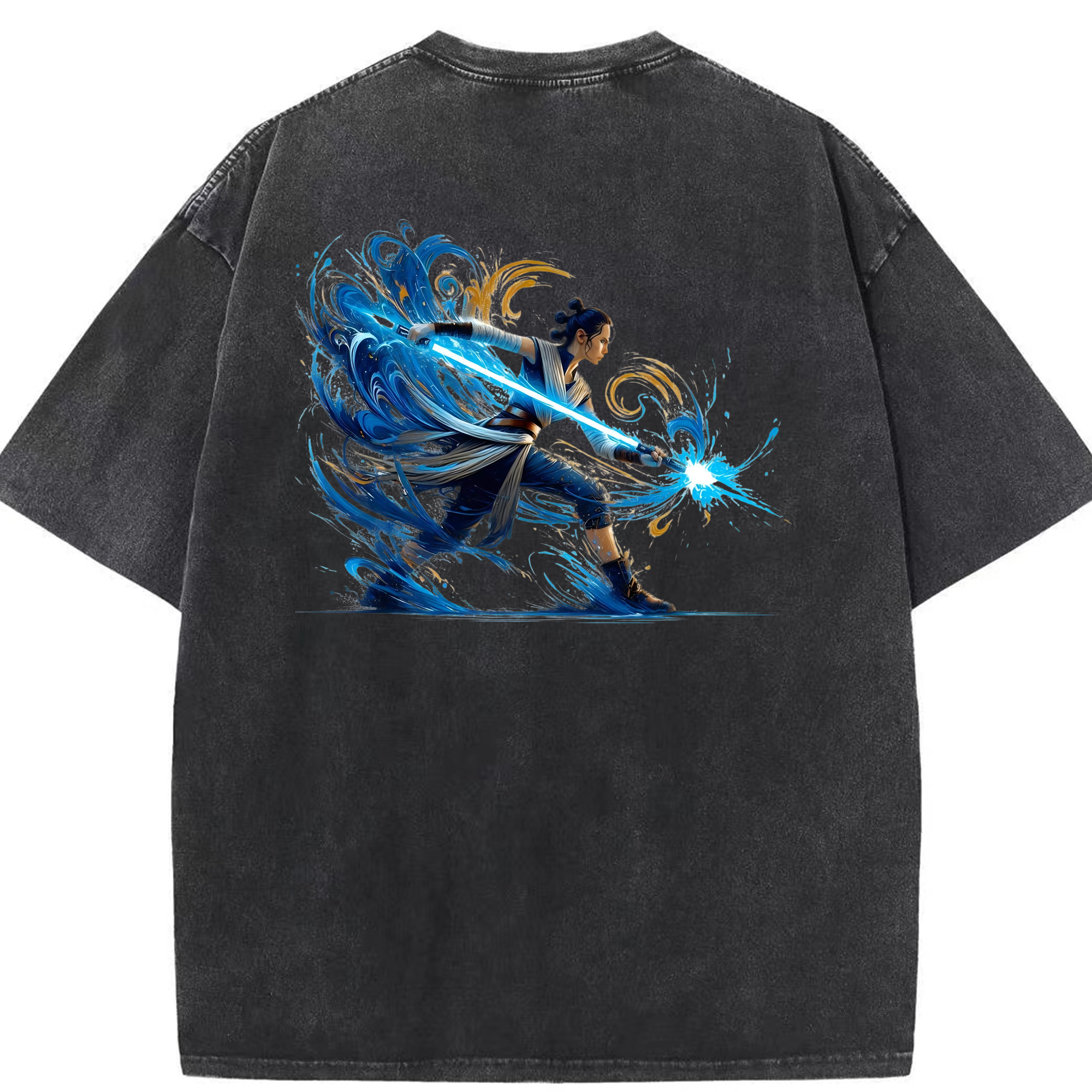 （画像用） スター・ウォーズ Star Wars 綿100% ヴィンテージ風 半袖Tシャツ（背面プリント）