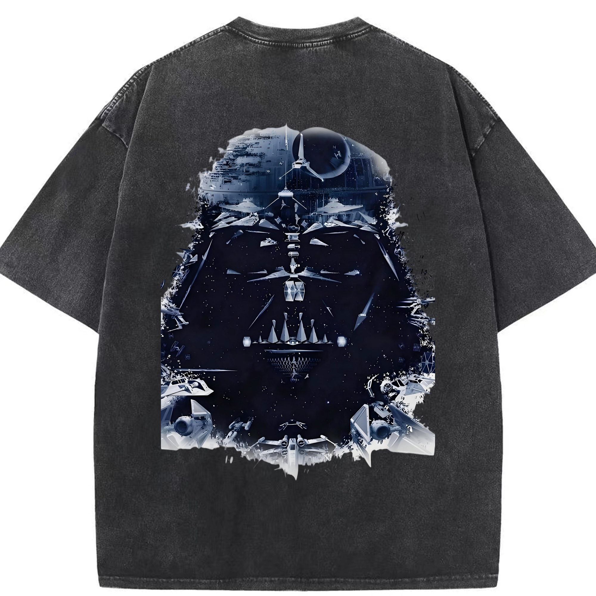 （画像用） スター・ウォーズ Star Wars 綿100% ヴィンテージ風 半袖Tシャツ（背面プリント）
