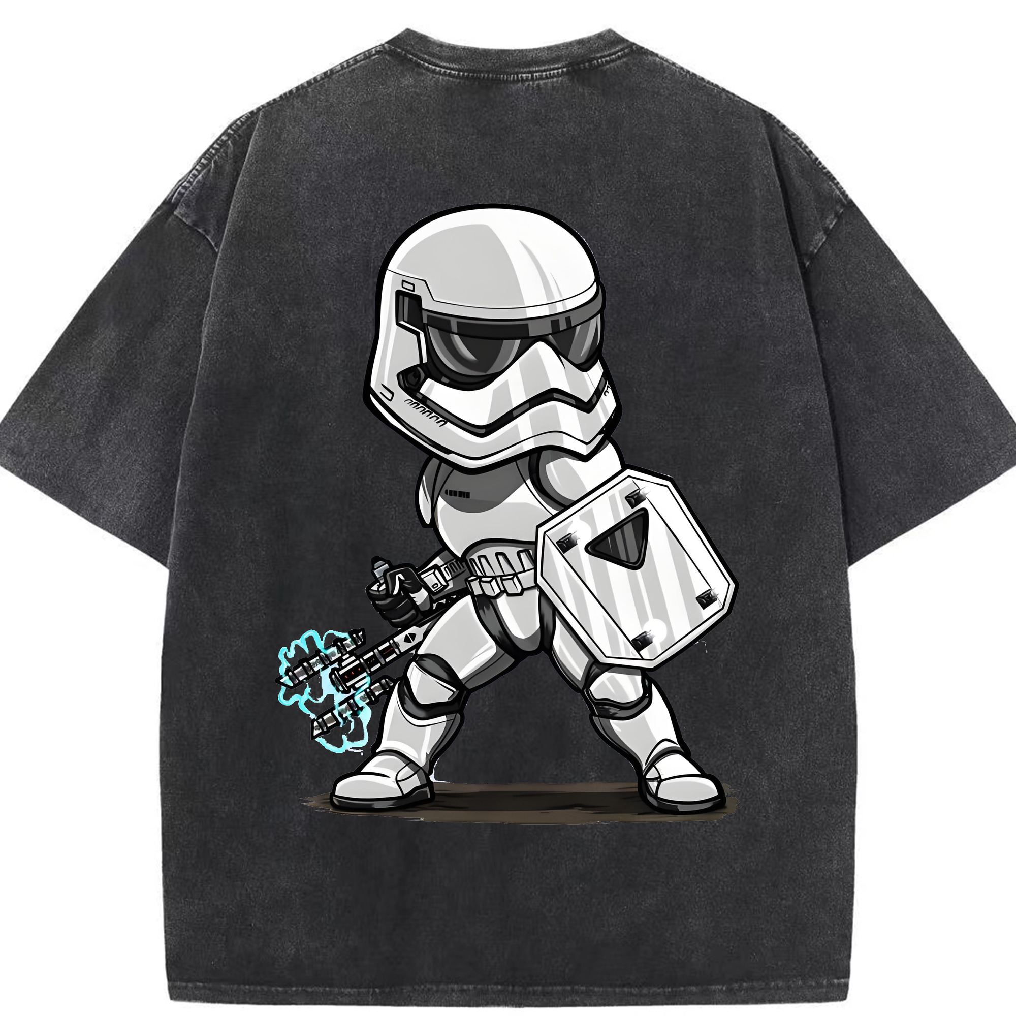（画像用） スター・ウォーズ Star Wars 綿100% ヴィンテージ風 半袖Tシャツ（背面プリント）