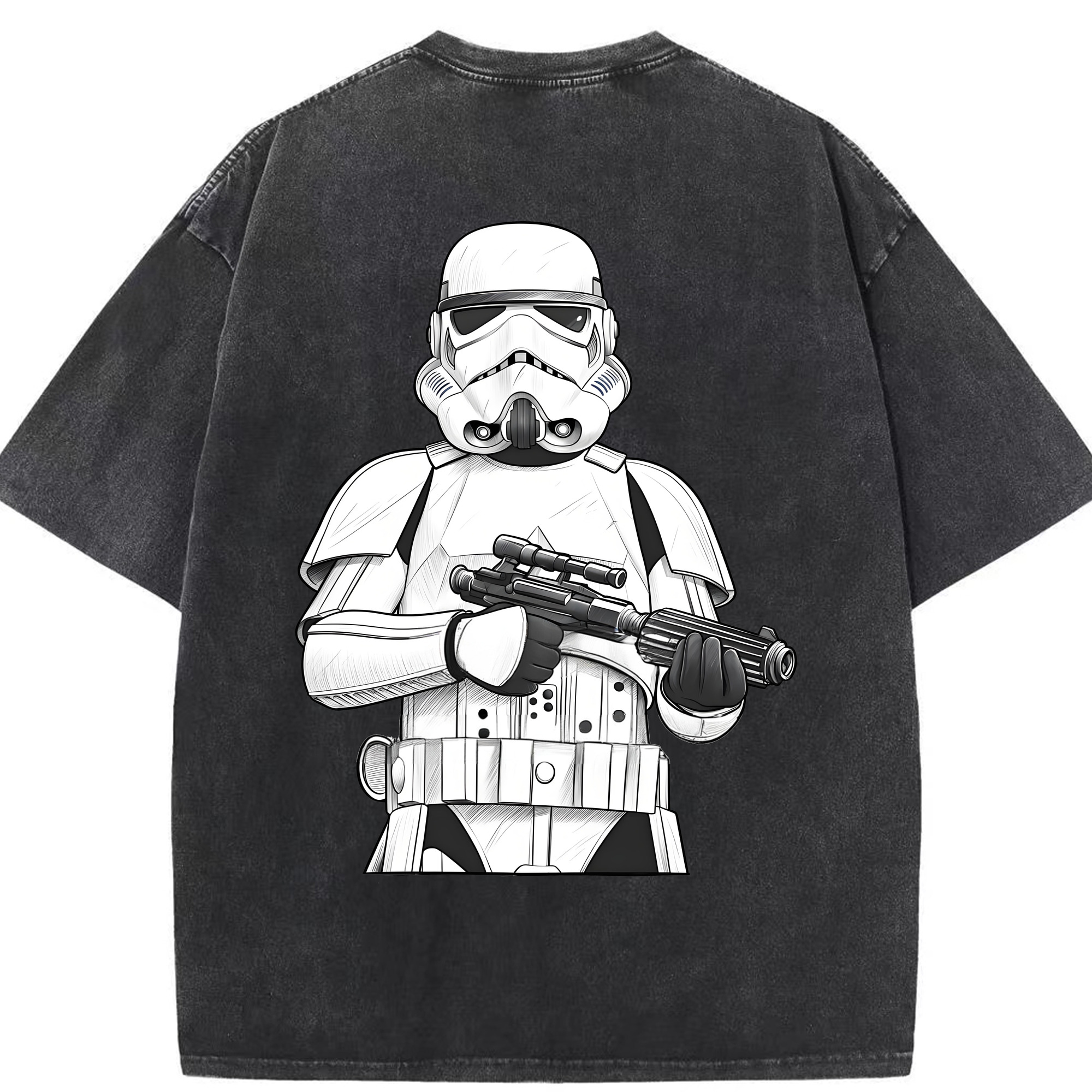 （画像用） スター・ウォーズ Star Wars 綿100% ヴィンテージ風 半袖Tシャツ（背面プリント）