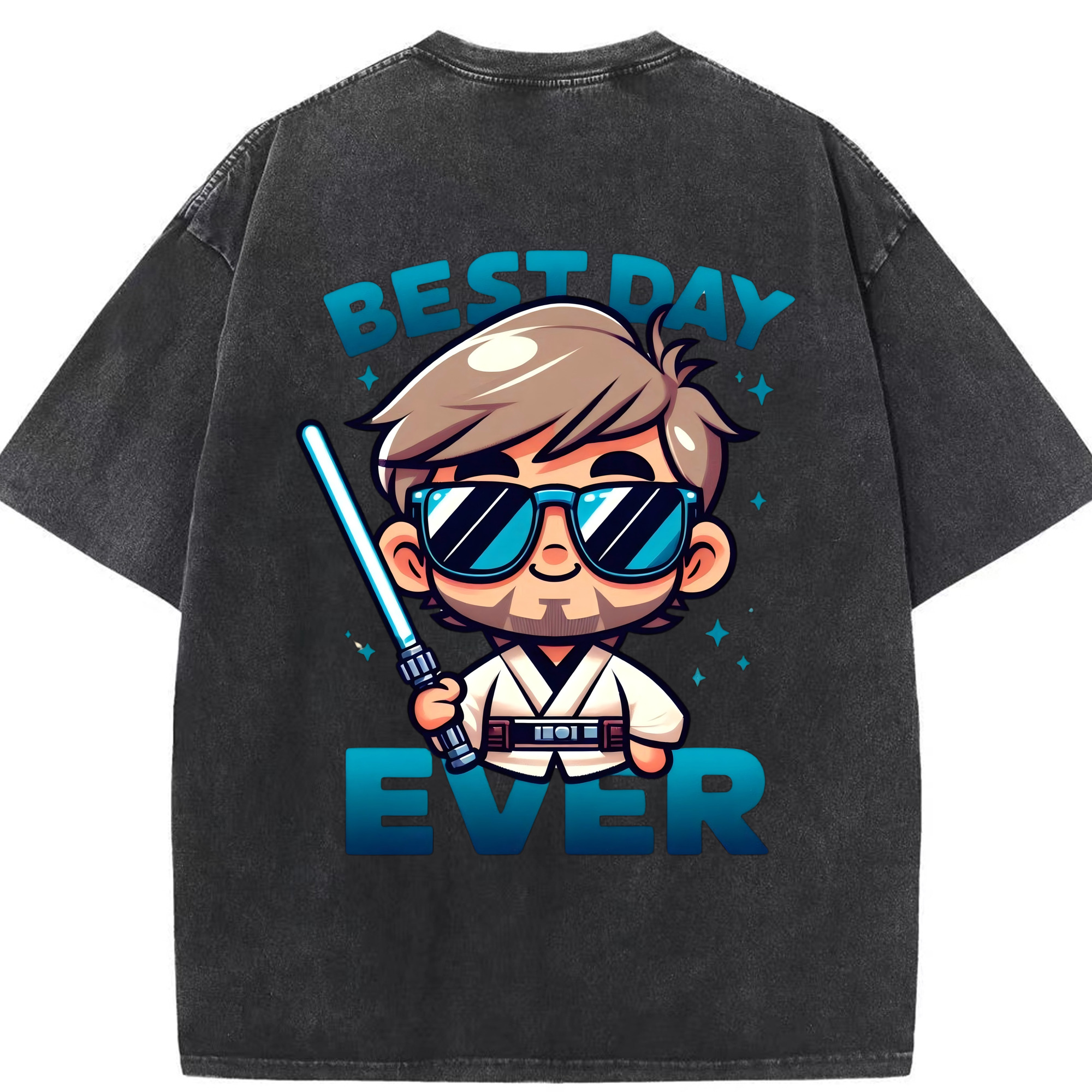 （画像用） スター・ウォーズ Star Wars 綿100% ヴィンテージ風 半袖Tシャツ（背面プリント）