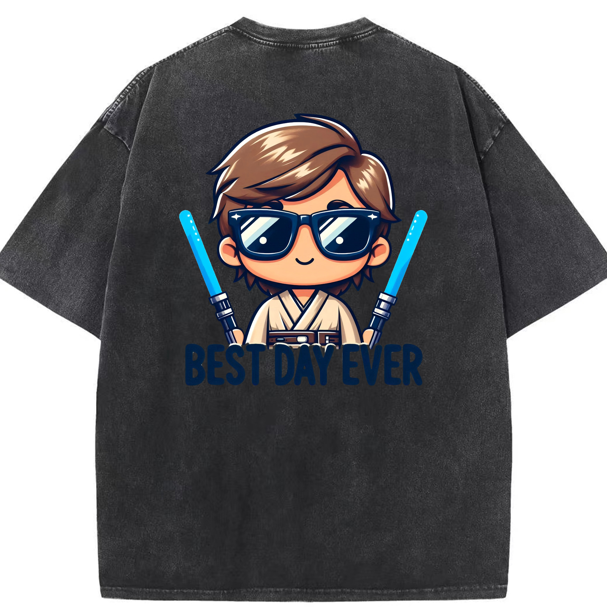 （画像用） スター・ウォーズ Star Wars 綿100% ヴィンテージ風 半袖Tシャツ（背面プリント）