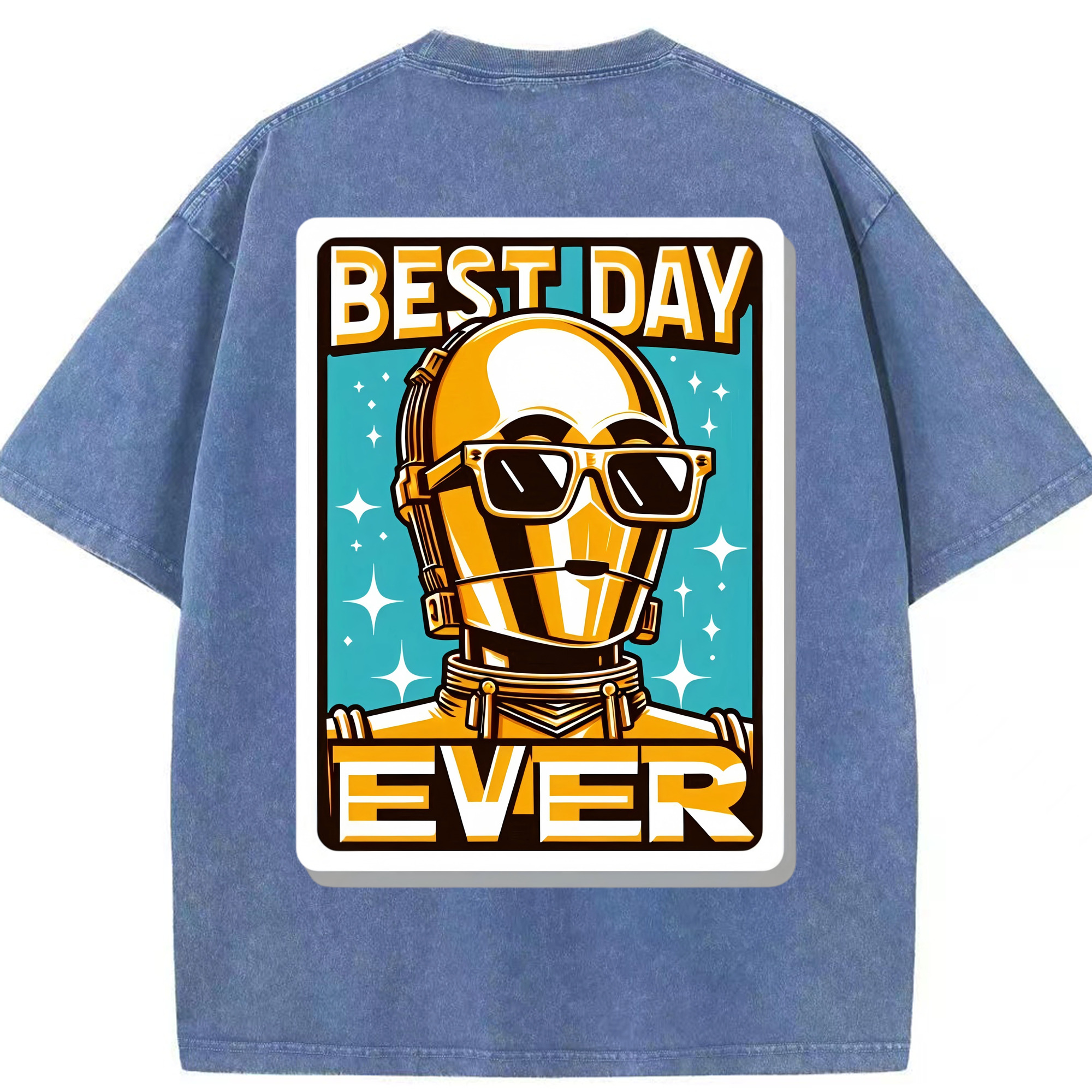 （画像用） スター・ウォーズ Star Wars 綿100% ヴィンテージ風 半袖Tシャツ（背面プリント）