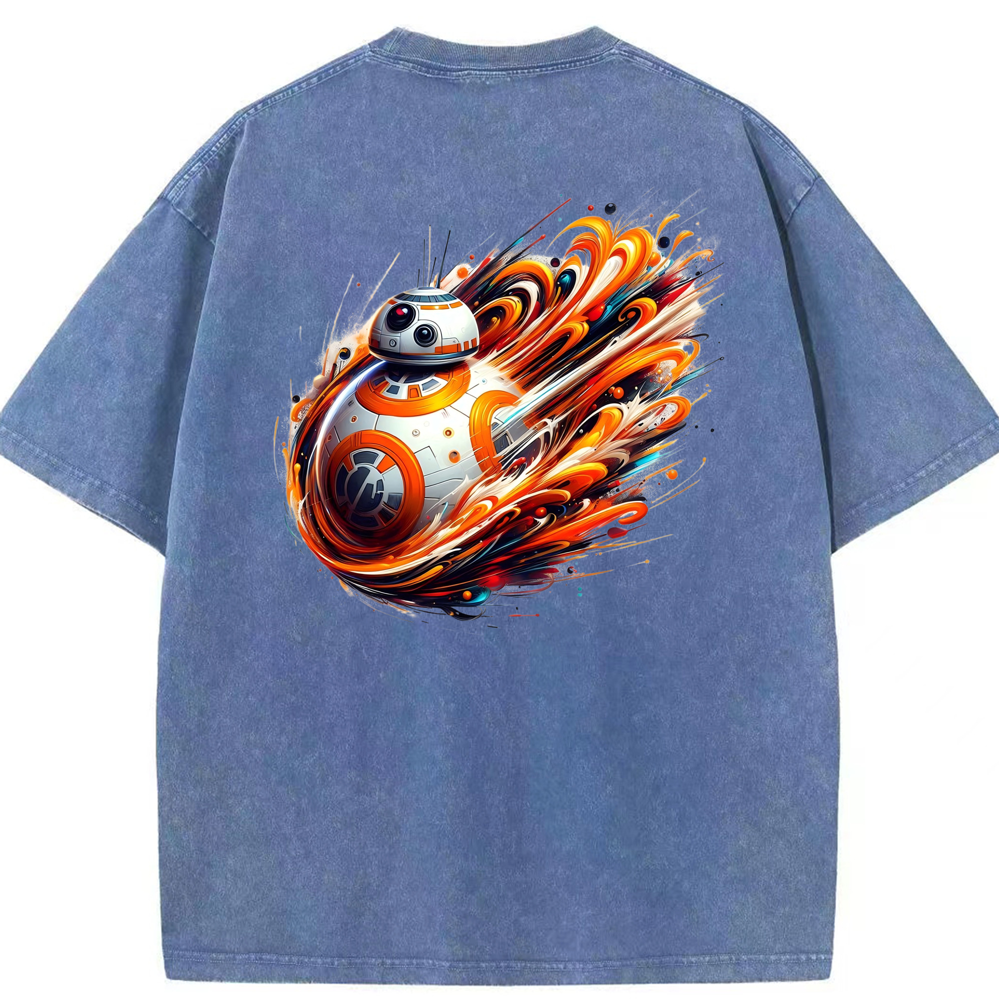（画像用） スター・ウォーズ Star Wars 綿100% ヴィンテージ風 半袖Tシャツ（背面プリント）