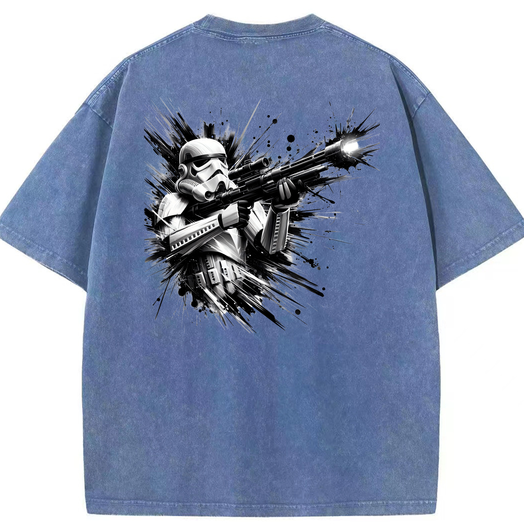 （画像用） スター・ウォーズ Star Wars 綿100% ヴィンテージ風 半袖Tシャツ（背面プリント）