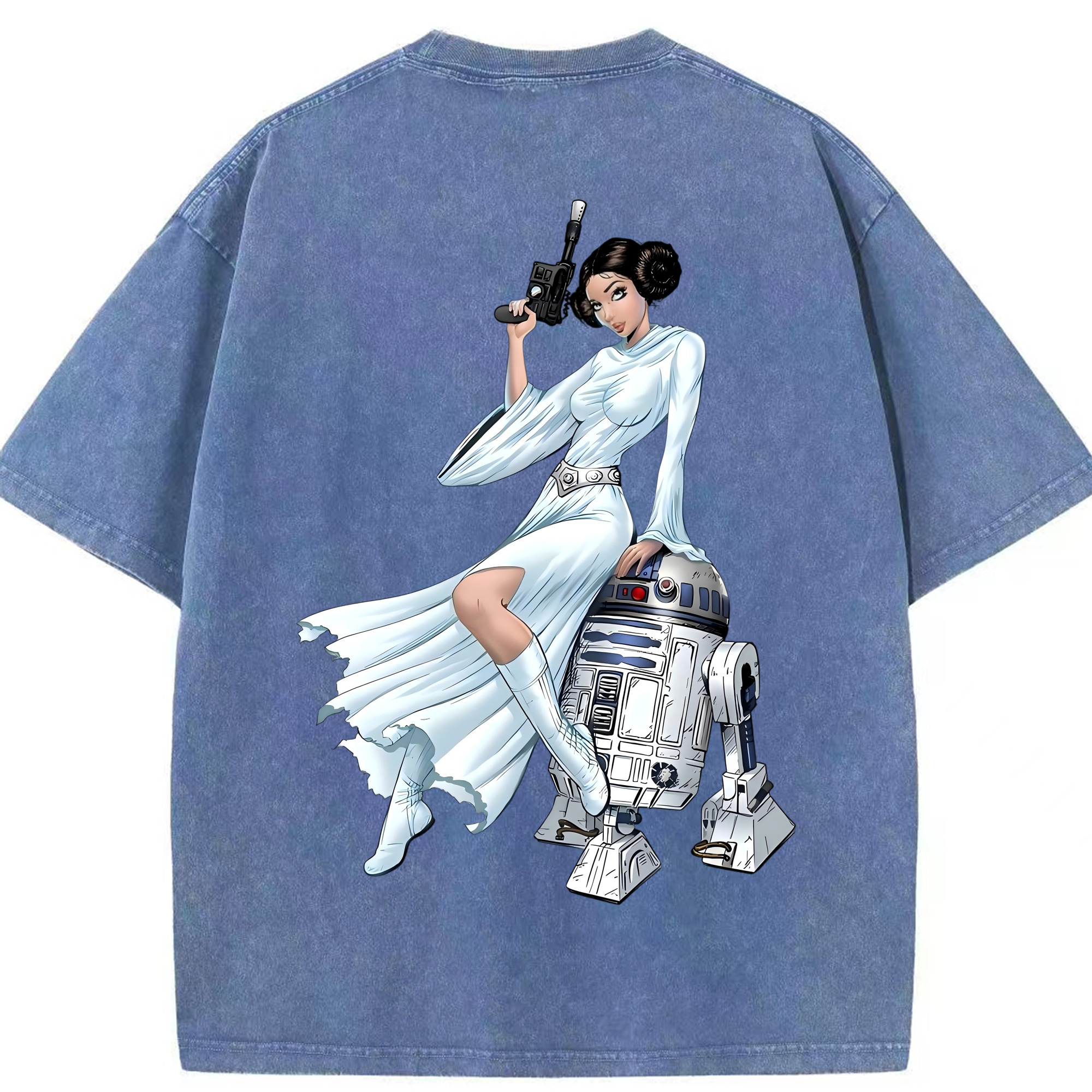 （画像用） スター・ウォーズ Star Wars 綿100% ヴィンテージ風 半袖Tシャツ（背面プリント）