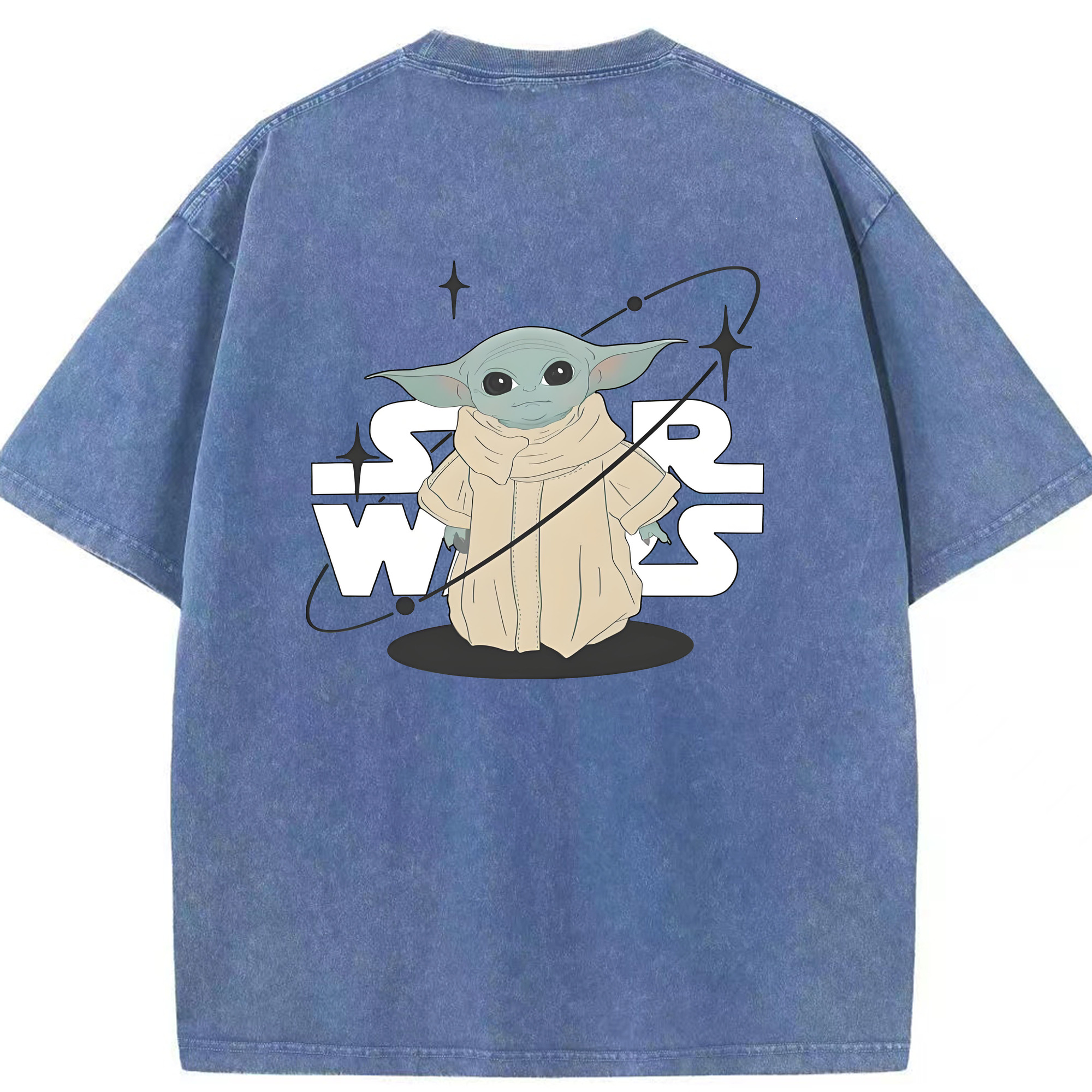 （画像用） スター・ウォーズ Star Wars 綿100% ヴィンテージ風 半袖Tシャツ（背面プリント）