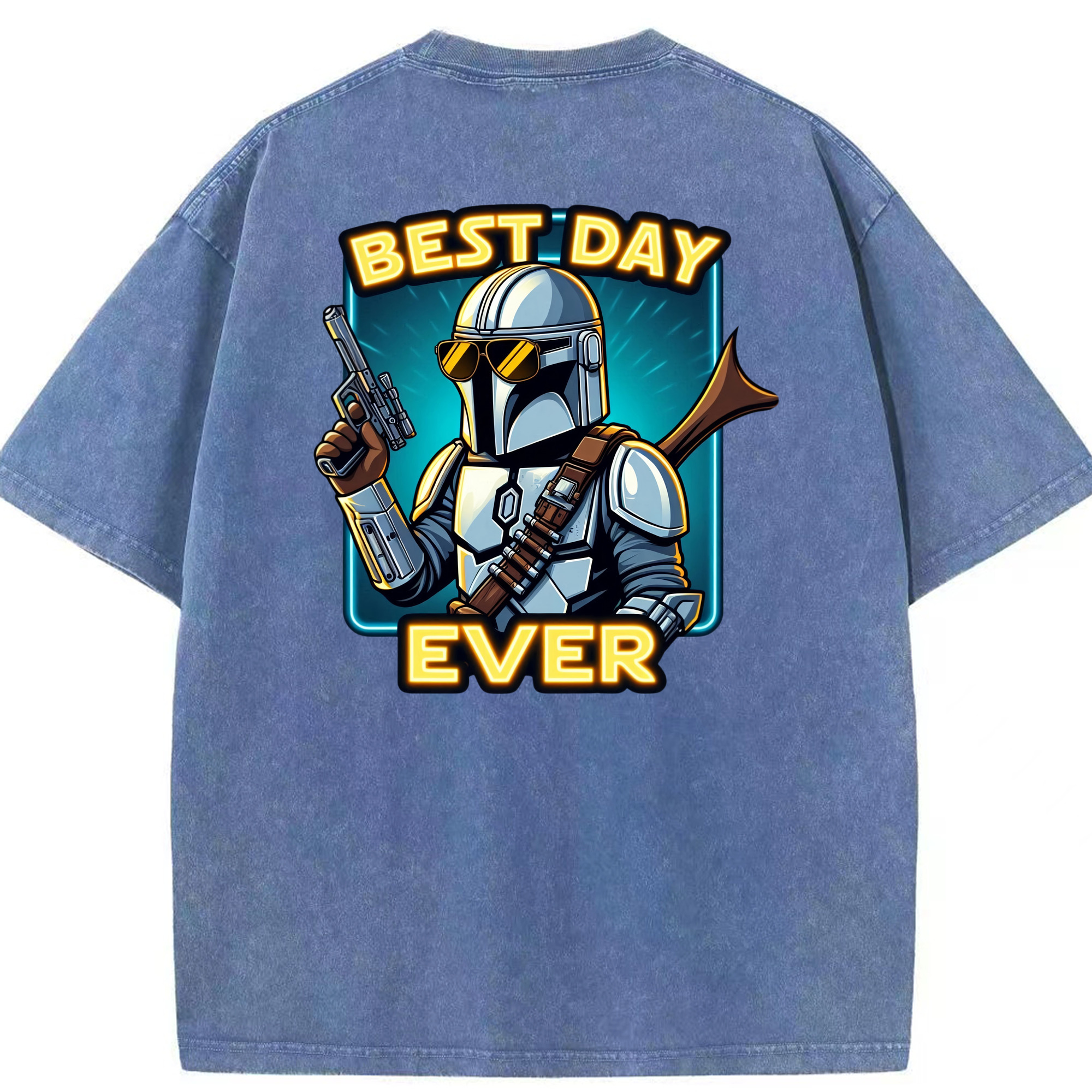 （画像用） スター・ウォーズ Star Wars 綿100% ヴィンテージ風 半袖Tシャツ（背面プリント）