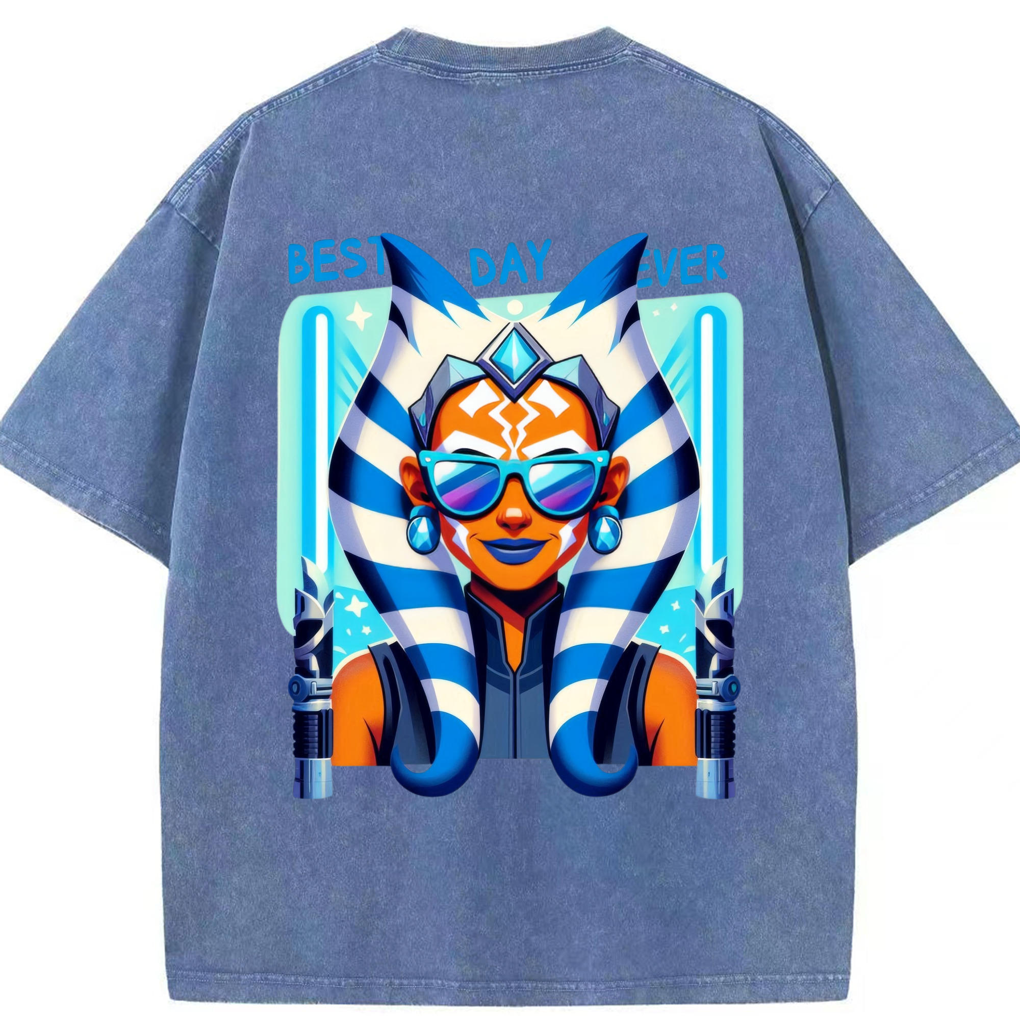 （画像用） スター・ウォーズ Star Wars 綿100% ヴィンテージ風 半袖Tシャツ（背面プリント）