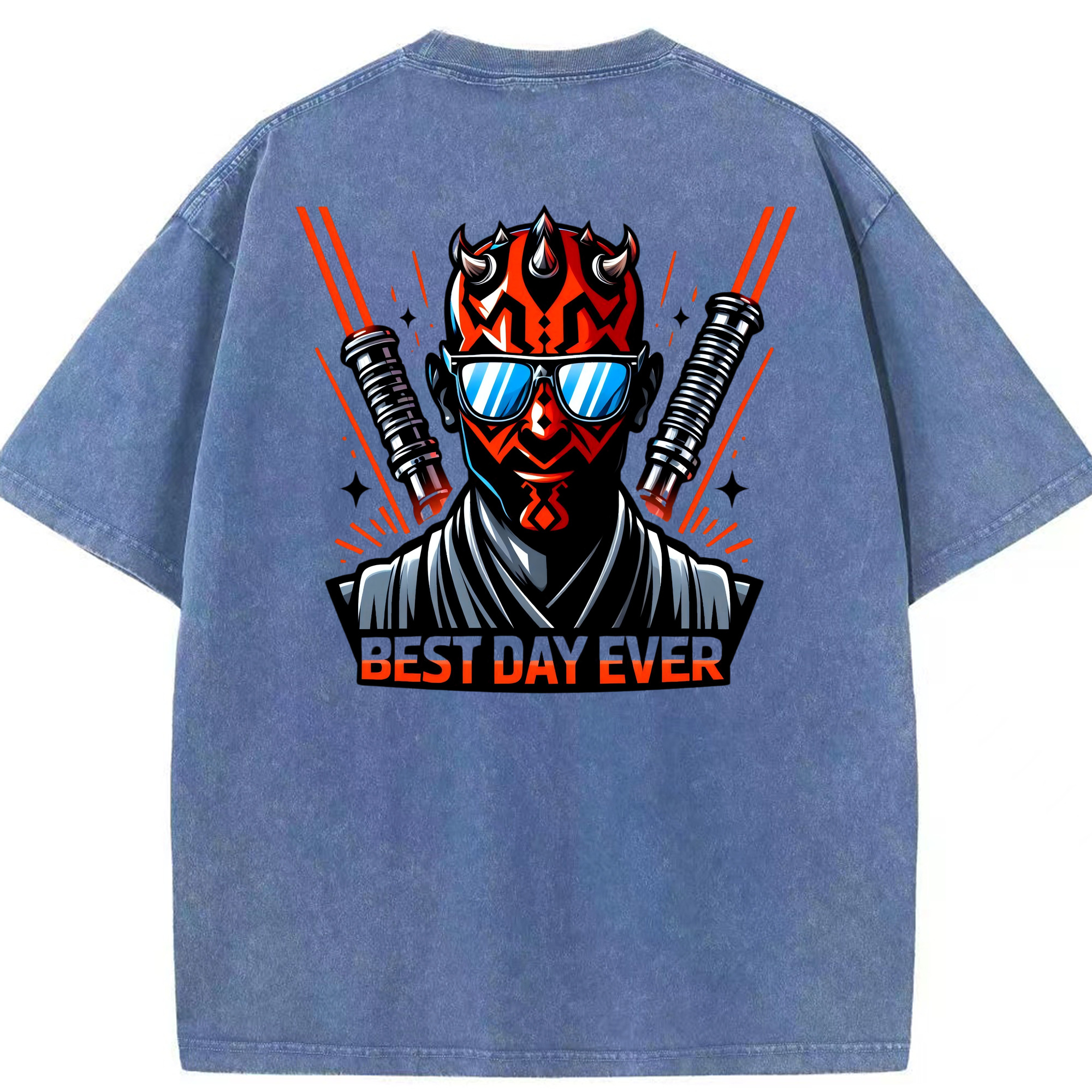 （画像用） スター・ウォーズ Star Wars 綿100% ヴィンテージ風 半袖Tシャツ（背面プリント）