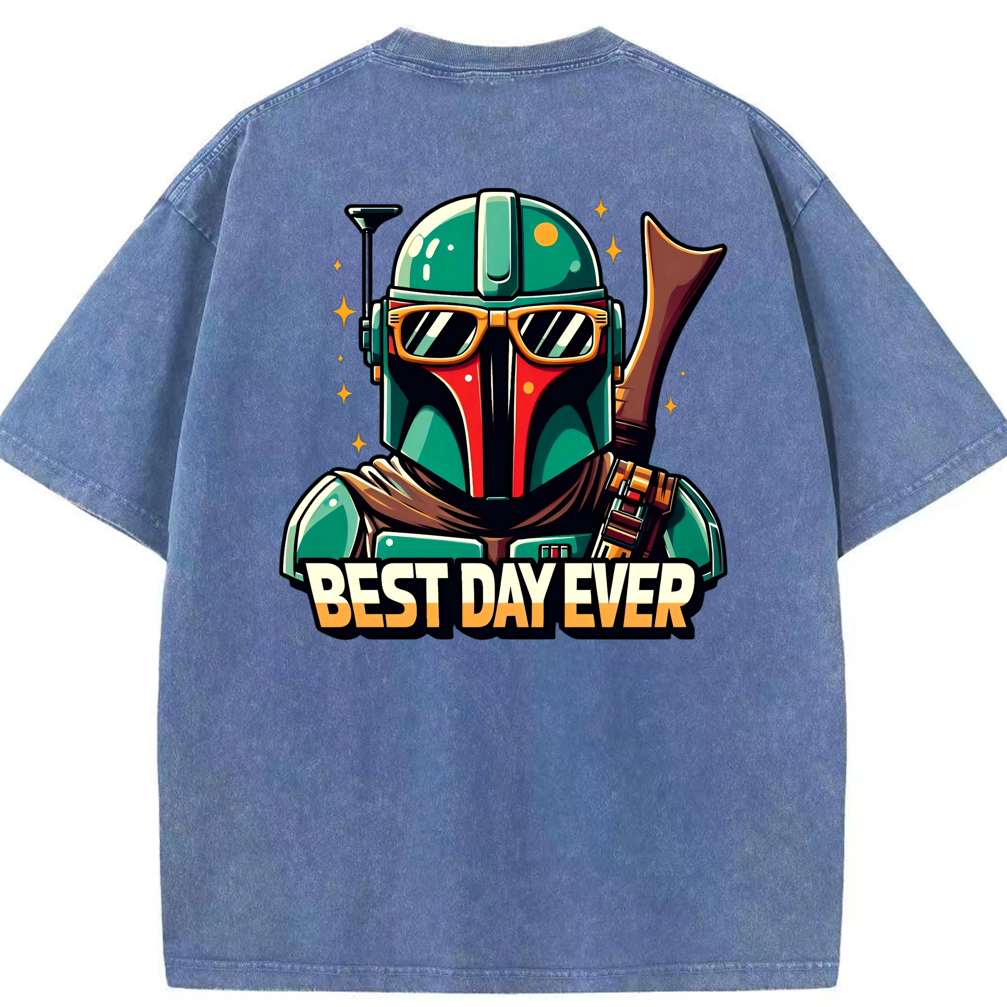 （画像用） スター・ウォーズ Star Wars 綿100% ヴィンテージ風 半袖Tシャツ（背面プリント）